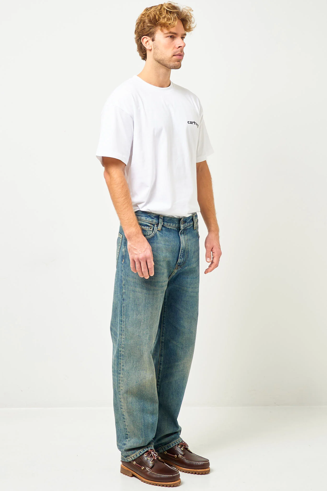 Aaron Pant Camaro Blue Worn - Image 2