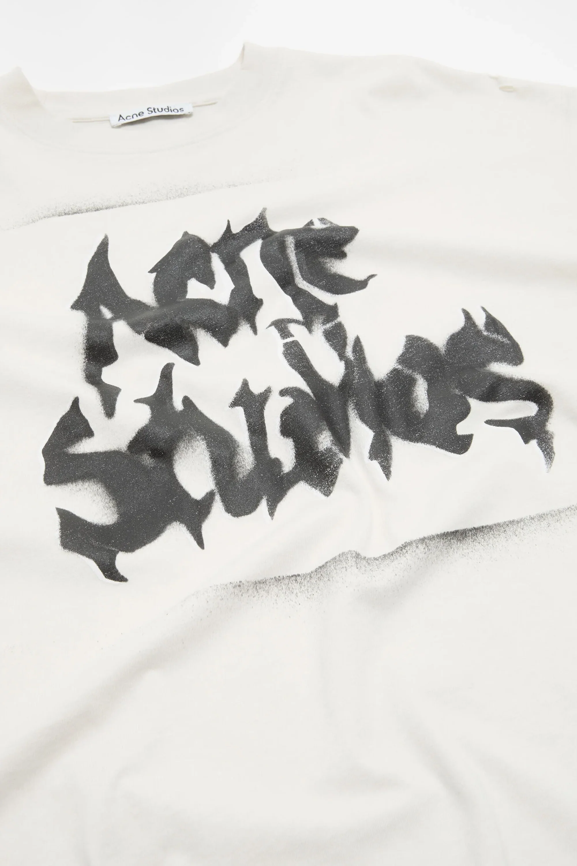 Gothic Logo T-Shirt Dusty White - Image 2