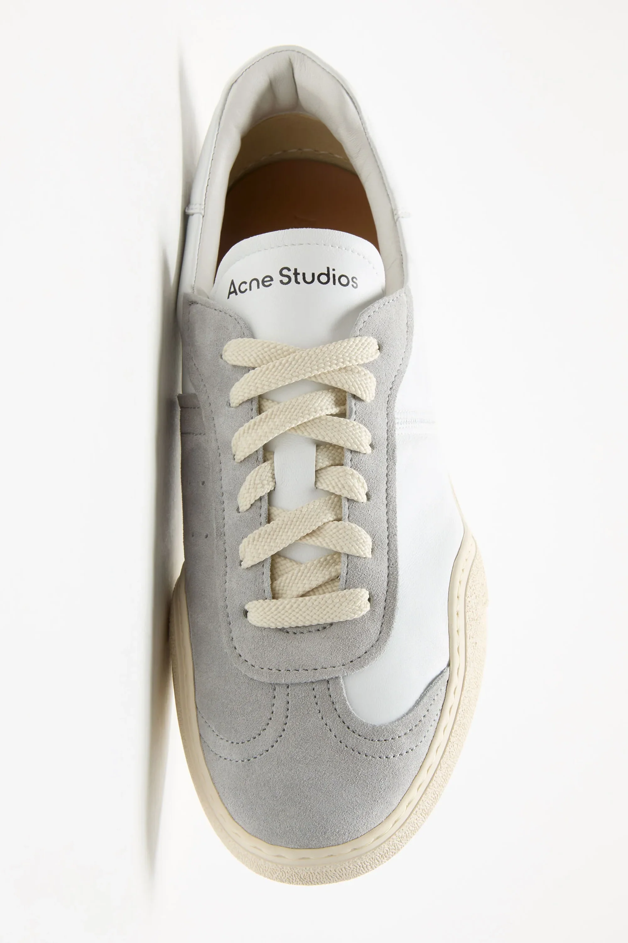 Leather Sneakers White/White - Image 4
