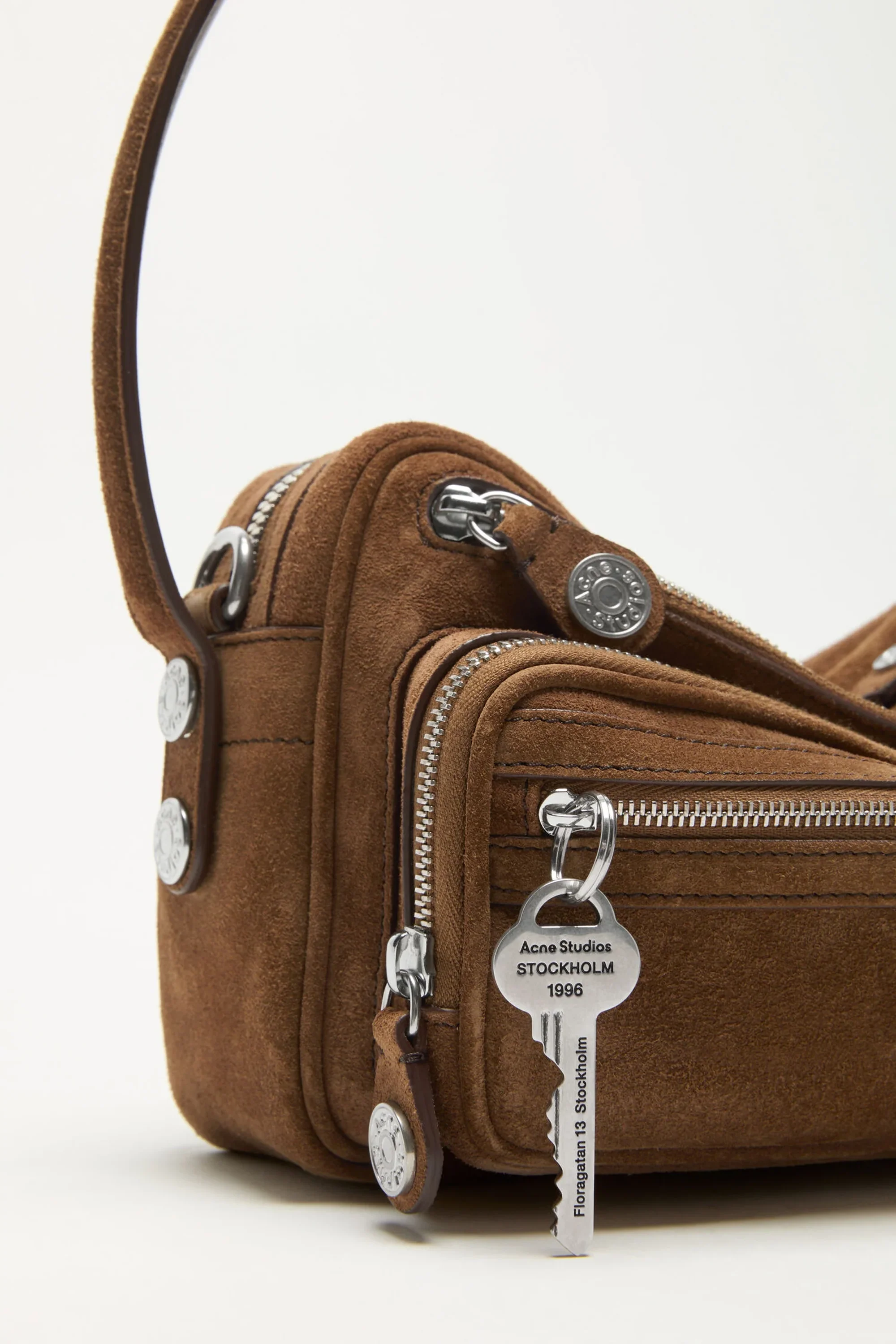 Camero Party Suede Bag Cognac Brown - Image 2