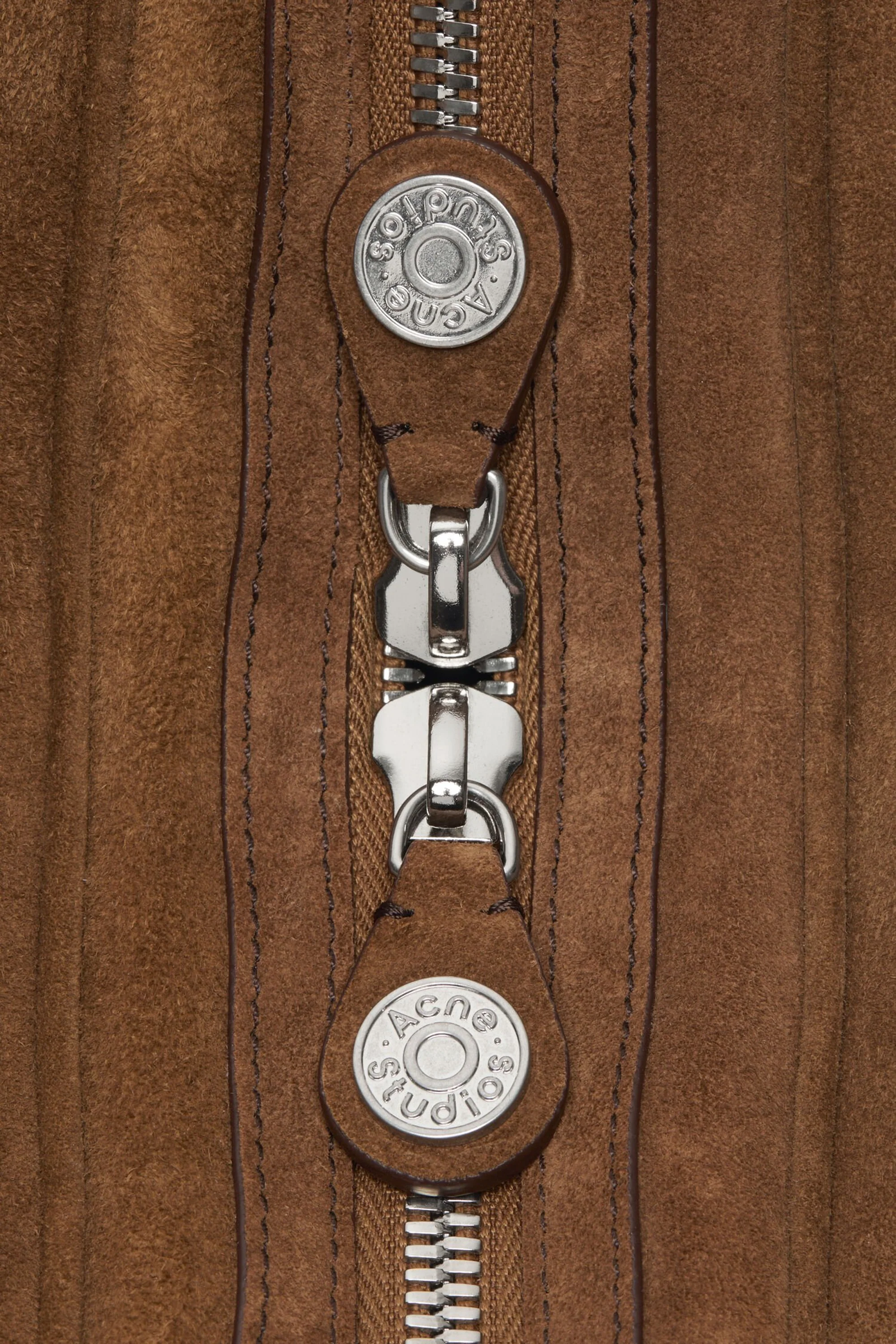 Camero Party Suede Bag Cognac Brown - Image 4