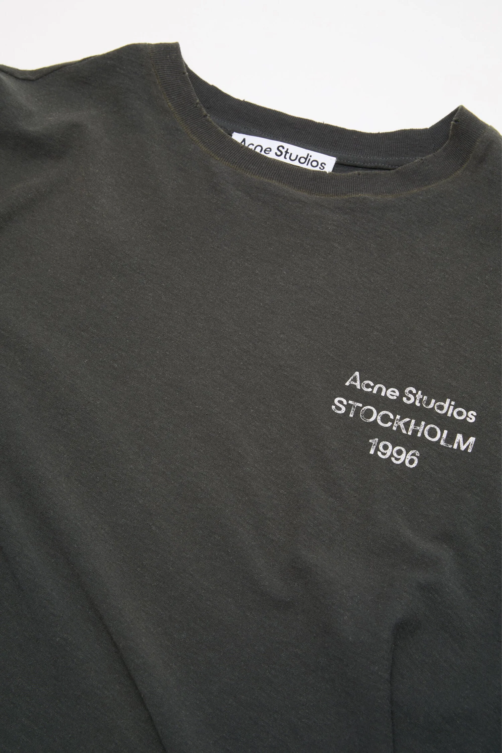 Sprayed Logo T-Shirt Faded Black - Image 2