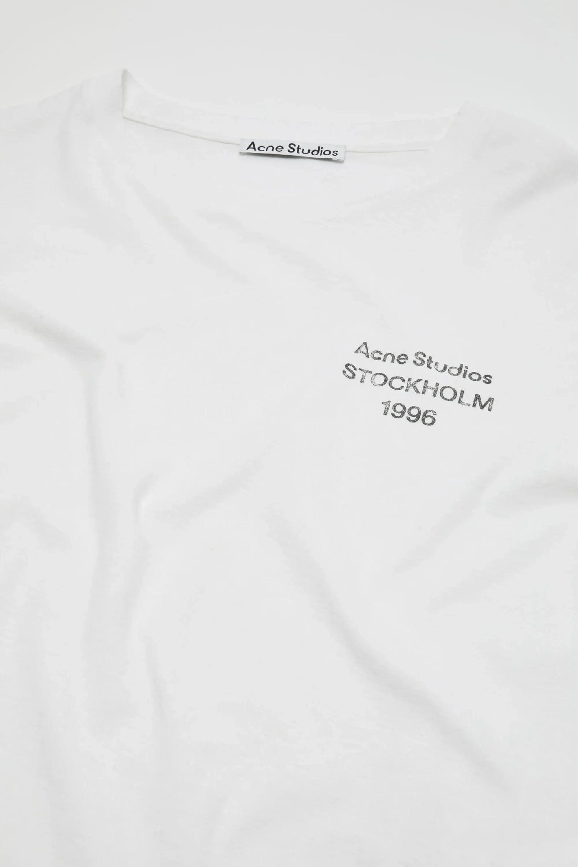 Distressed Logo T-Shirt Off White - Image 2