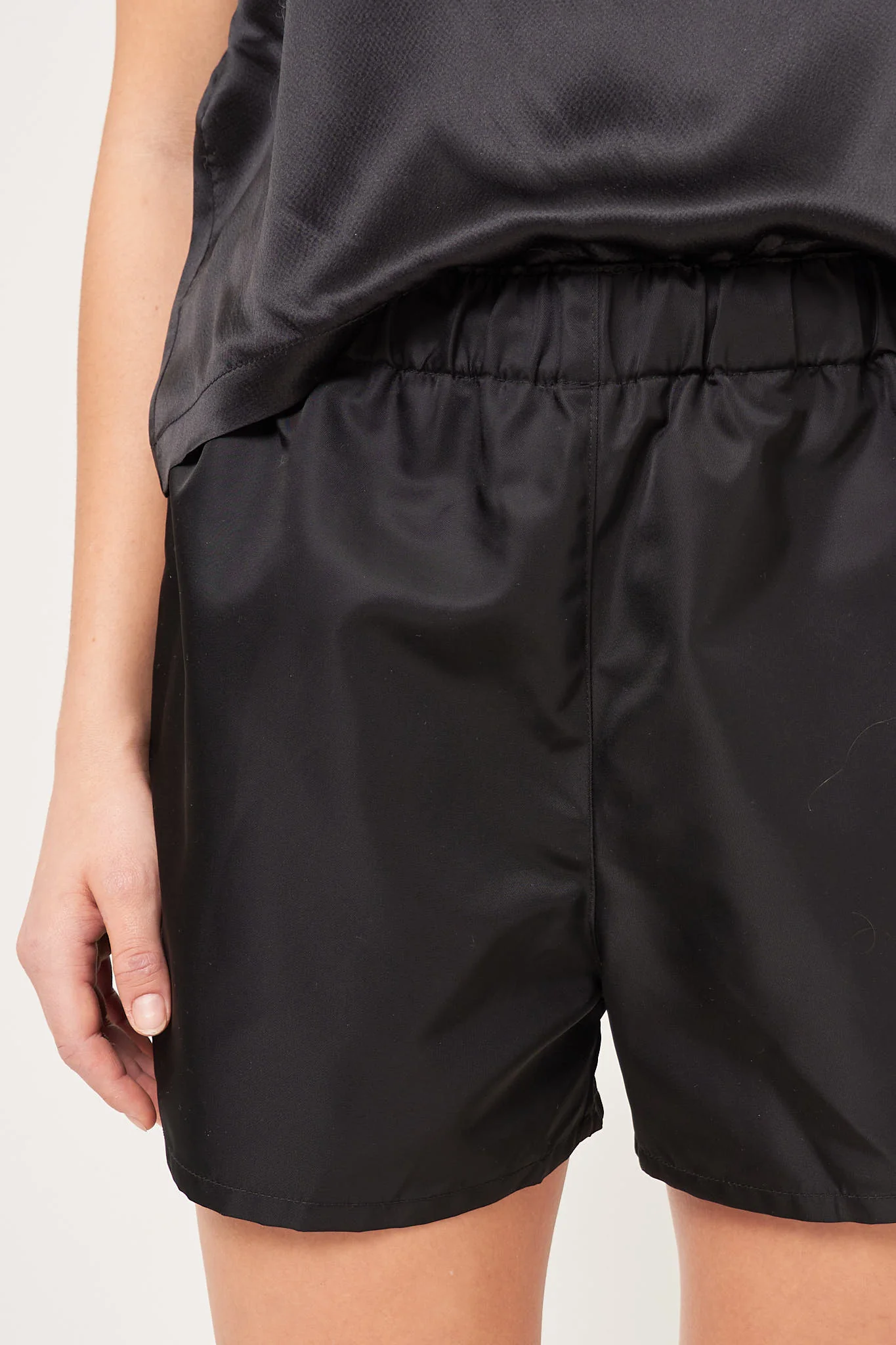 Ada Nylon Shorts Black - Image 5