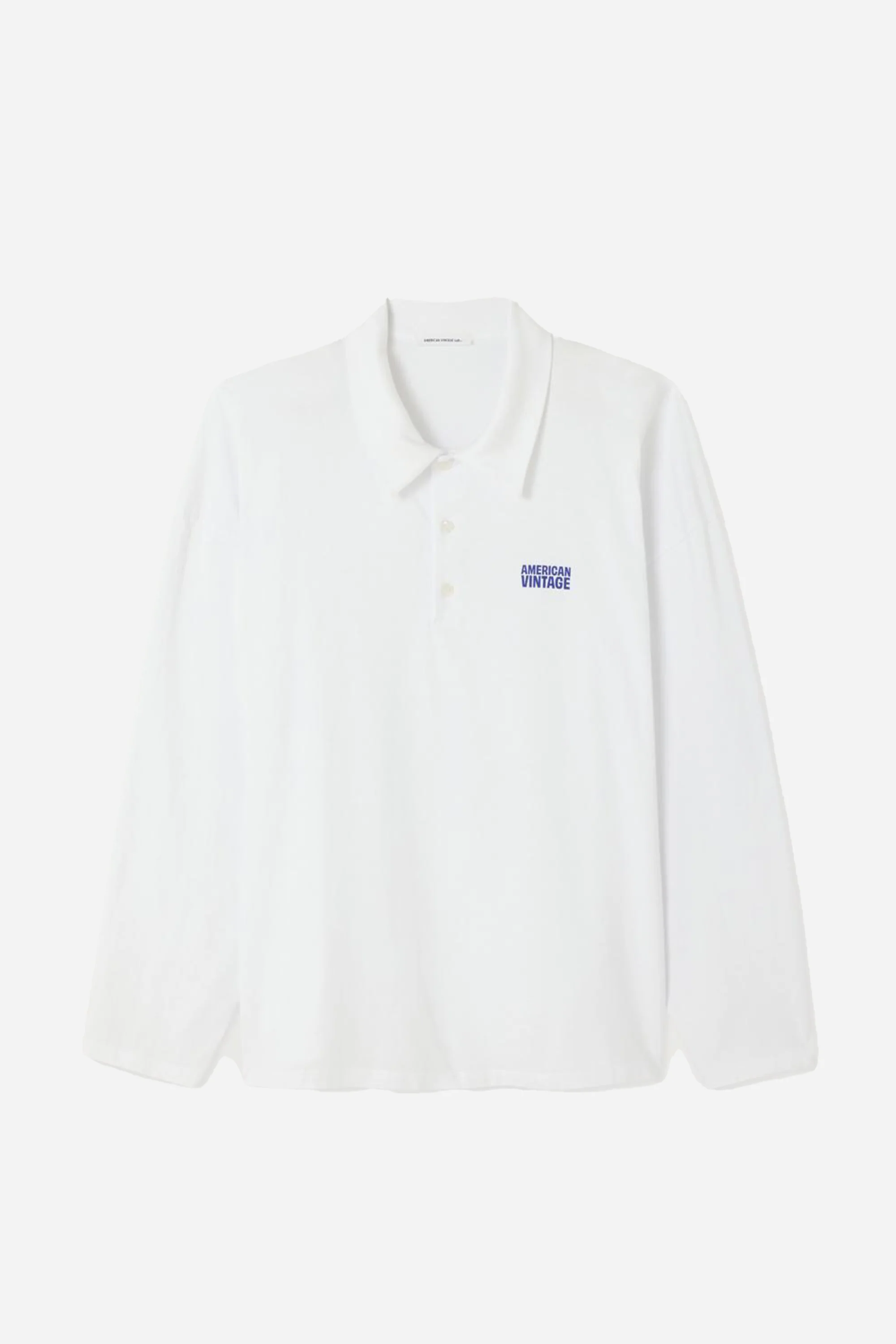 Gixy Polo Long Sleeve T-Shirt White
