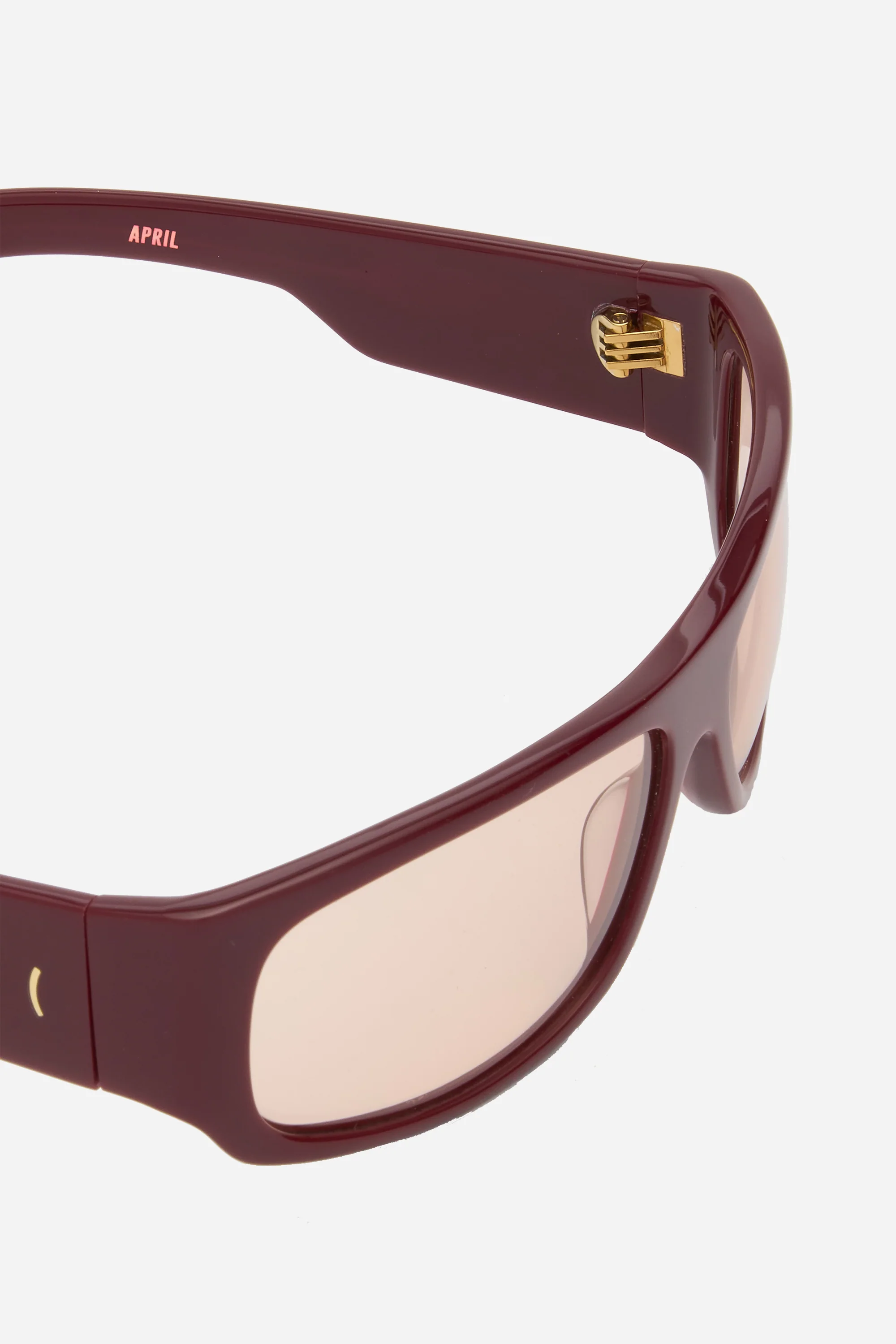 April Solid Bordeaux/Peach Lens - Image 5