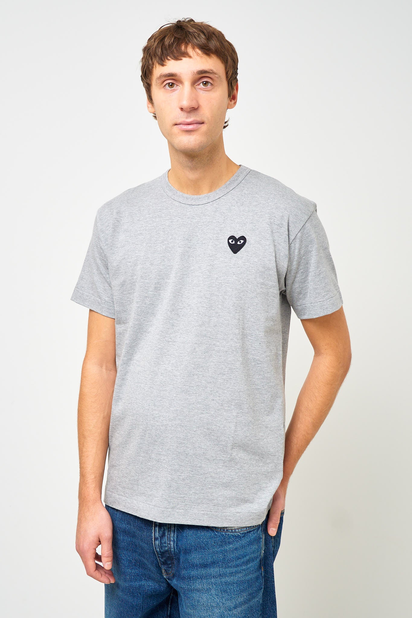 Black Heart T-shirt Grey