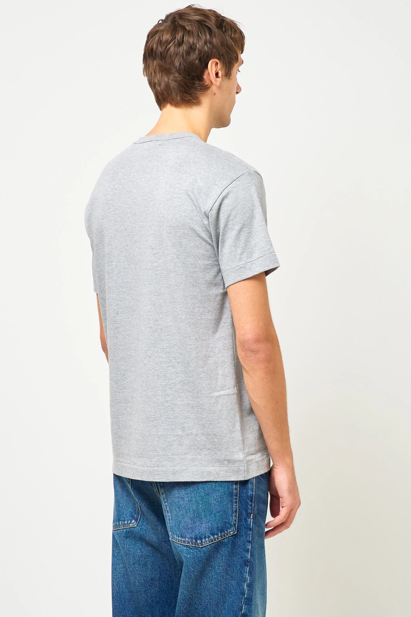 Black Heart T-shirt Grey - Image 5