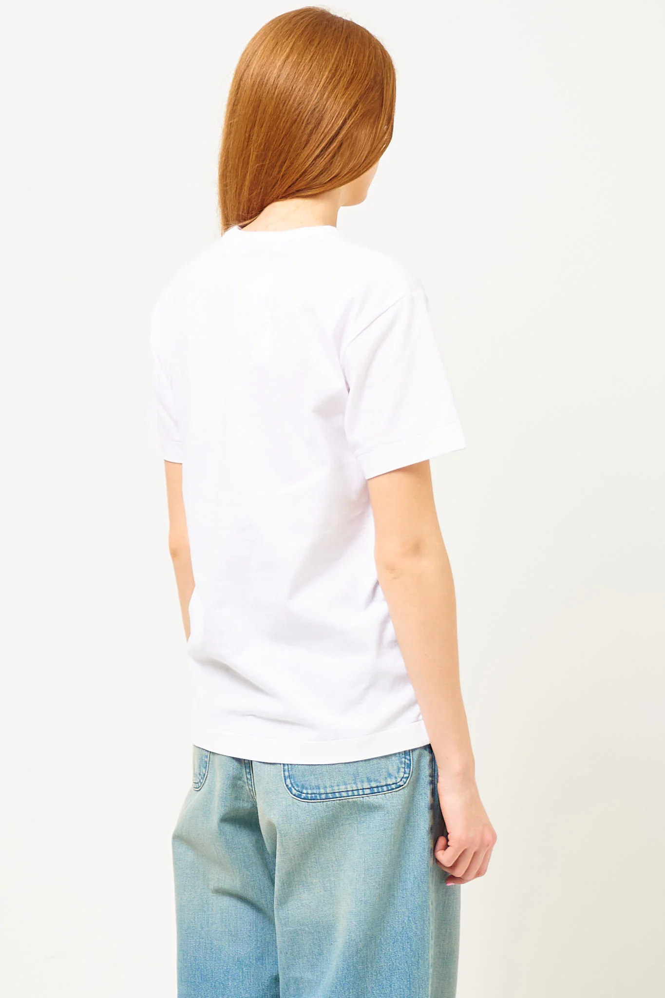 Black Heart T-shirt White - Image 10