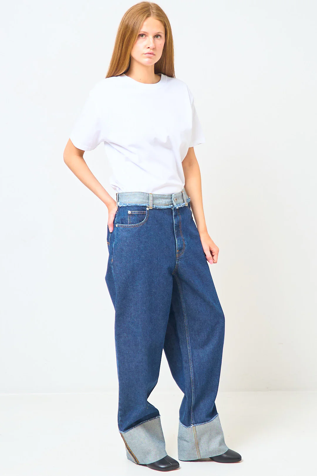 Blue Denim Inside-Out Jeans - Image 3