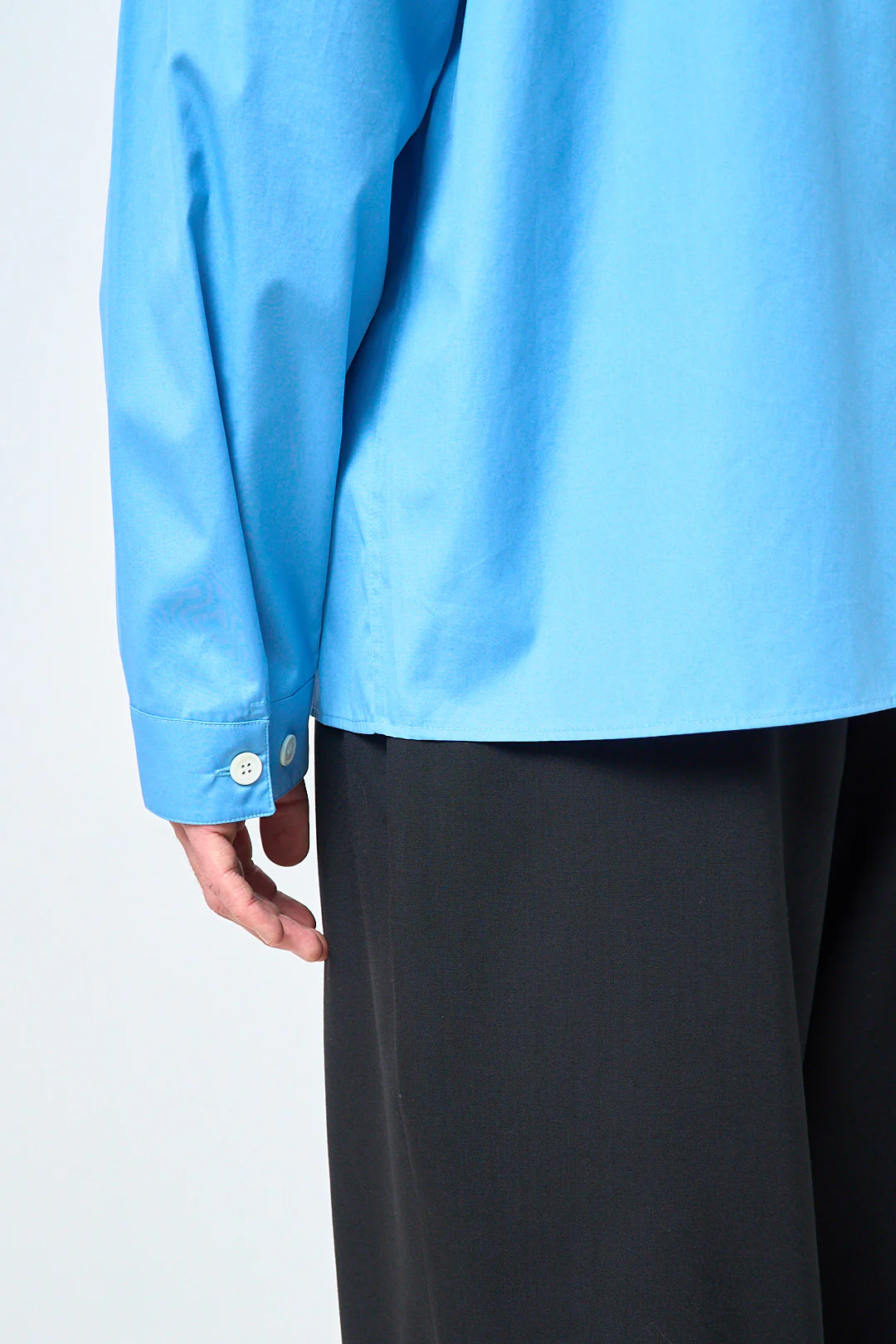 Blue Zip Shirt Hidden Logo - Image 4