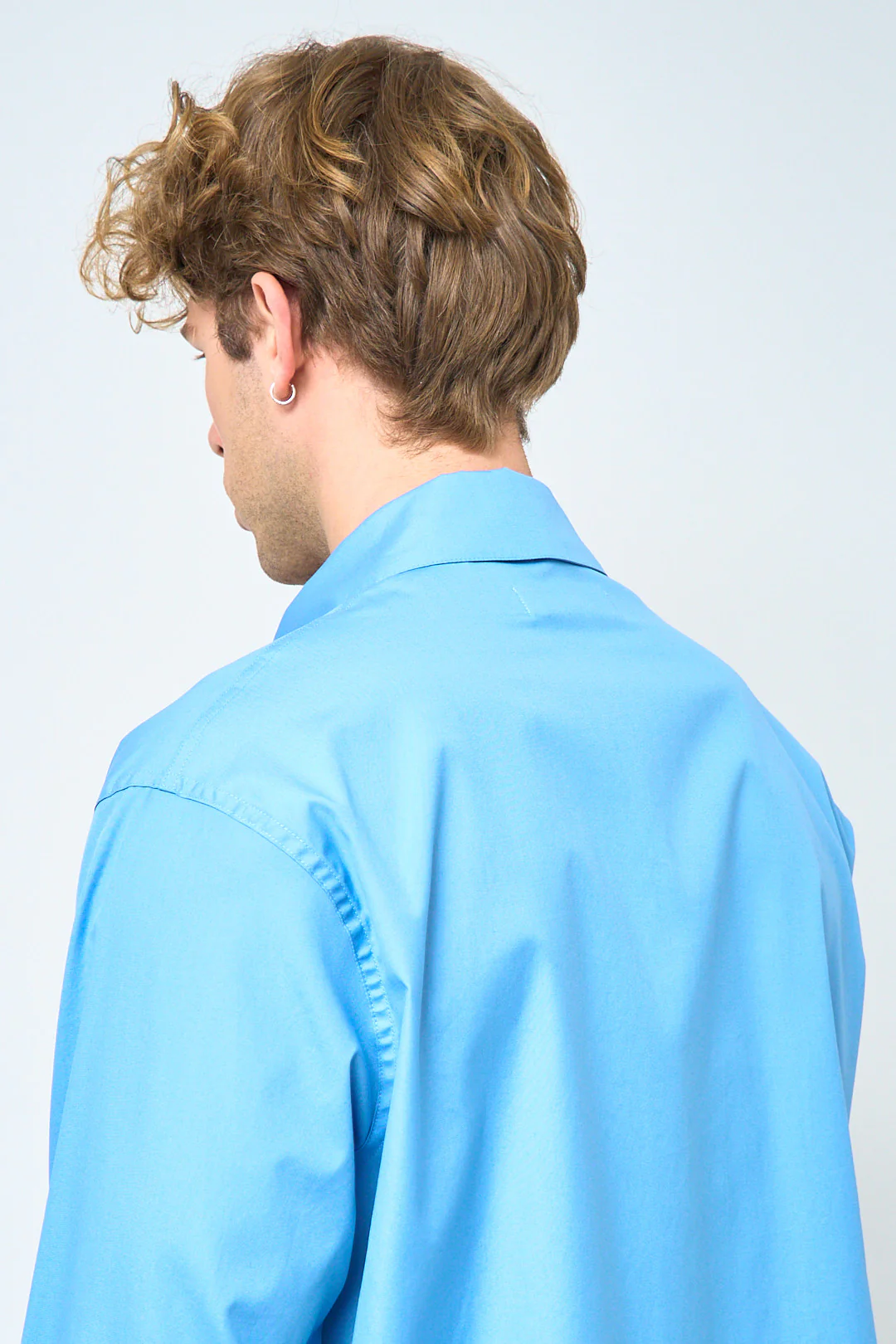 Blue Zip Shirt Hidden Logo - Image 5