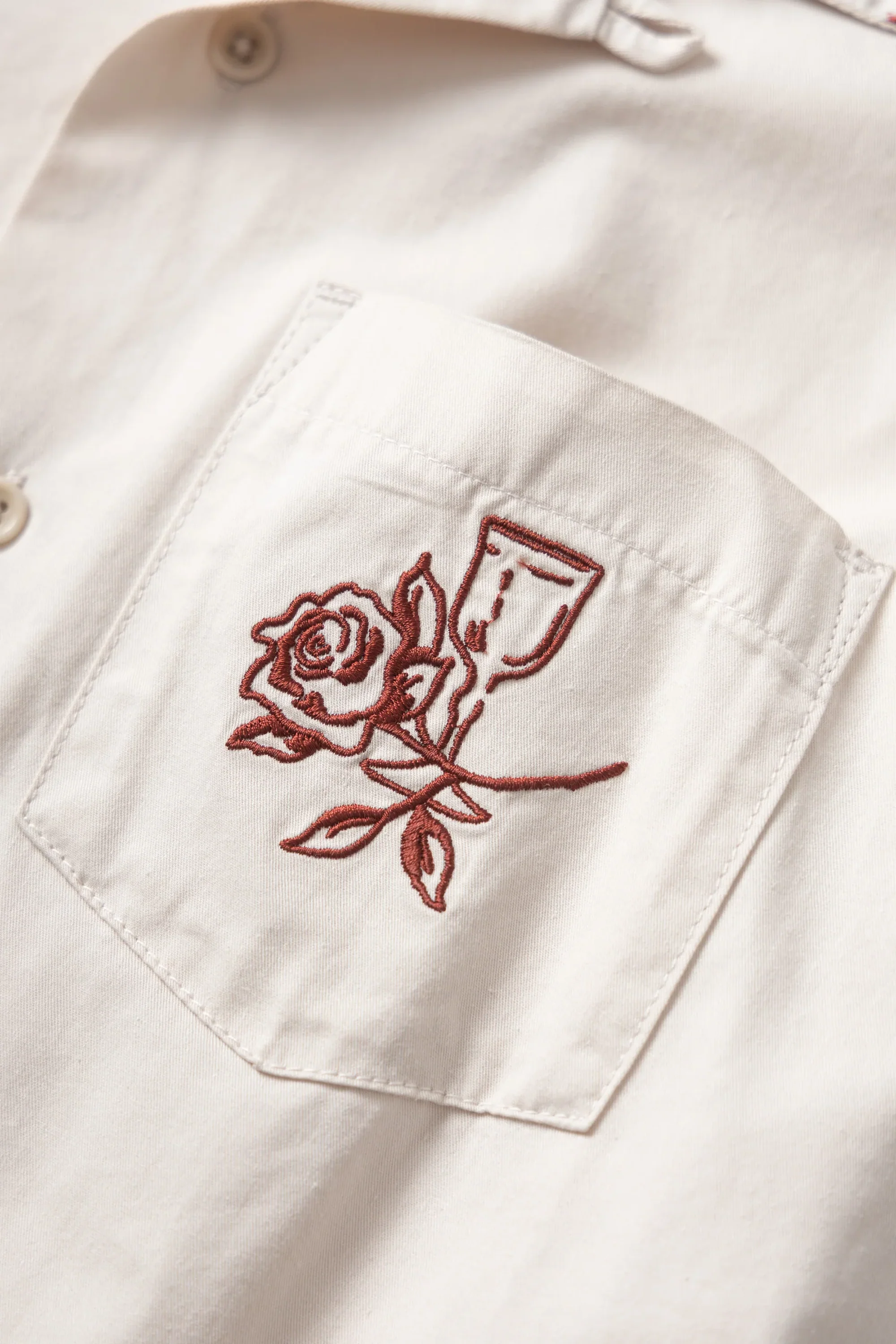 Border Shirt Off White - Image 3