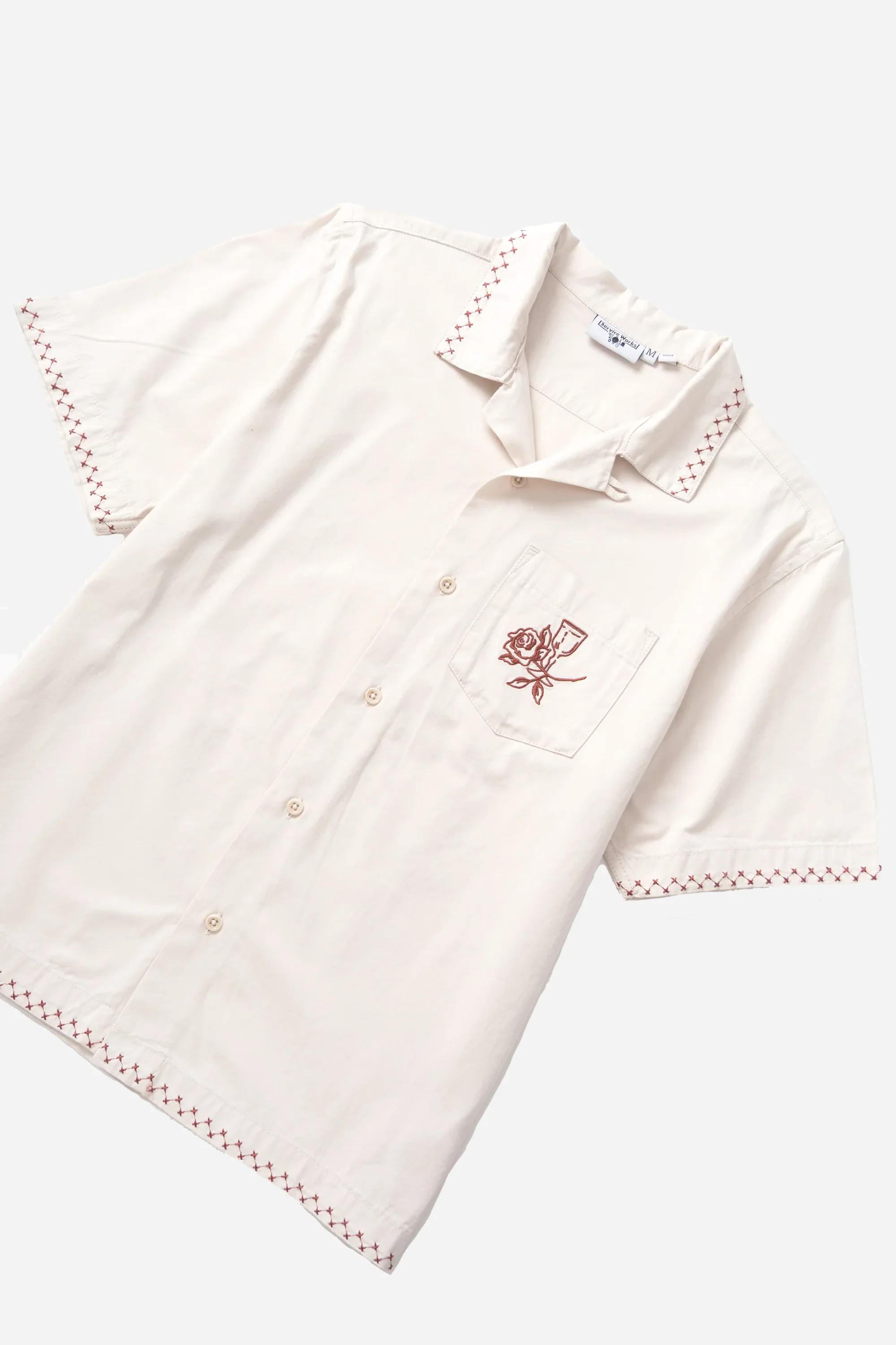 Border Shirt Off White - Image 4