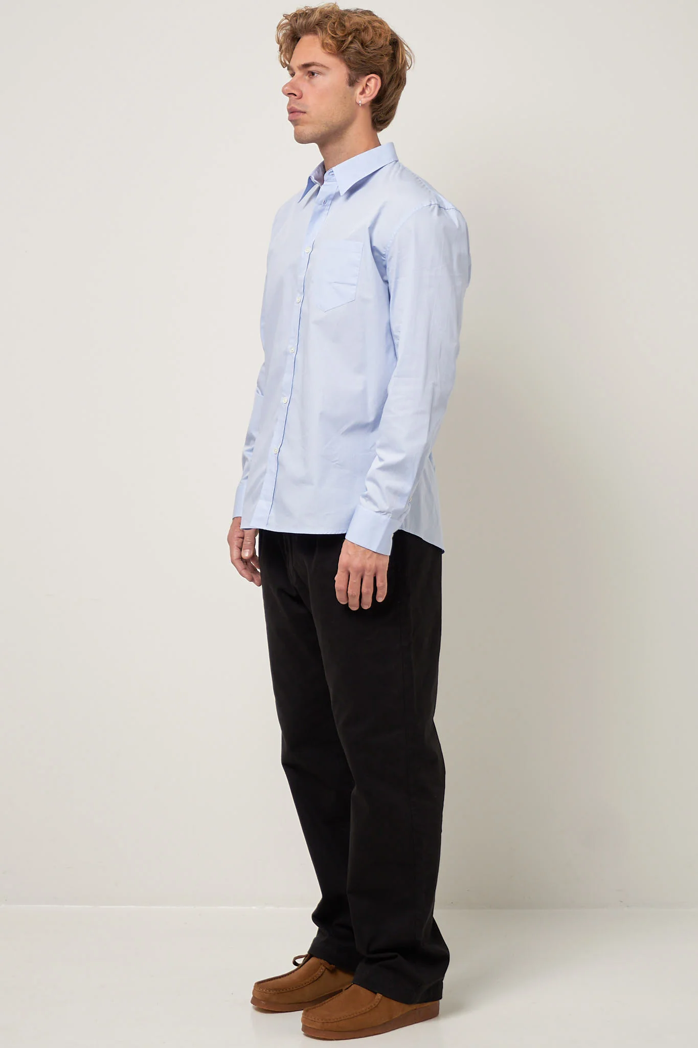 Brook Shirt Solid Light Blue - Image 3