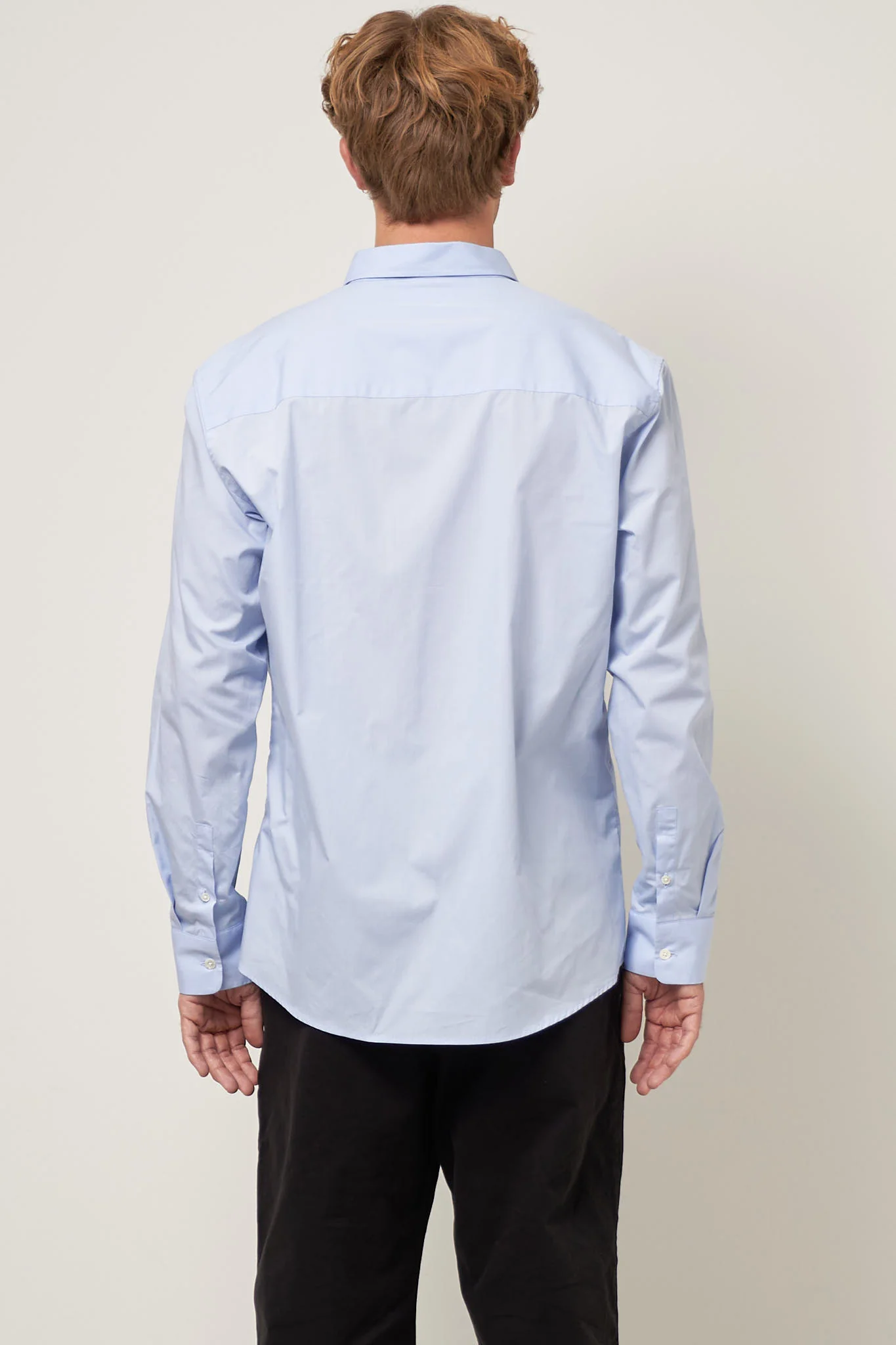 Brook Shirt Solid Light Blue - Image 7