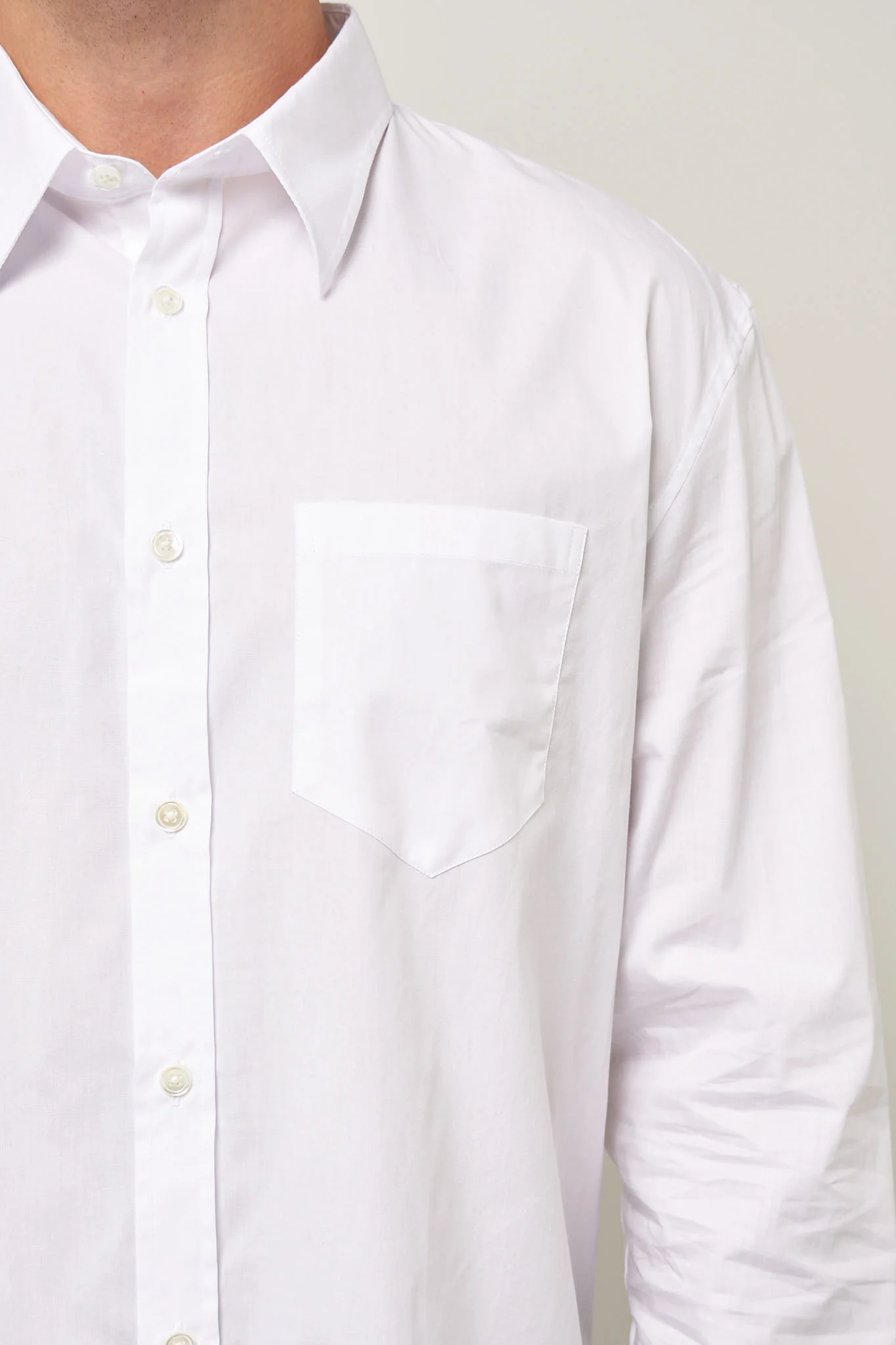 Brook Shirt Solid White - Image 4