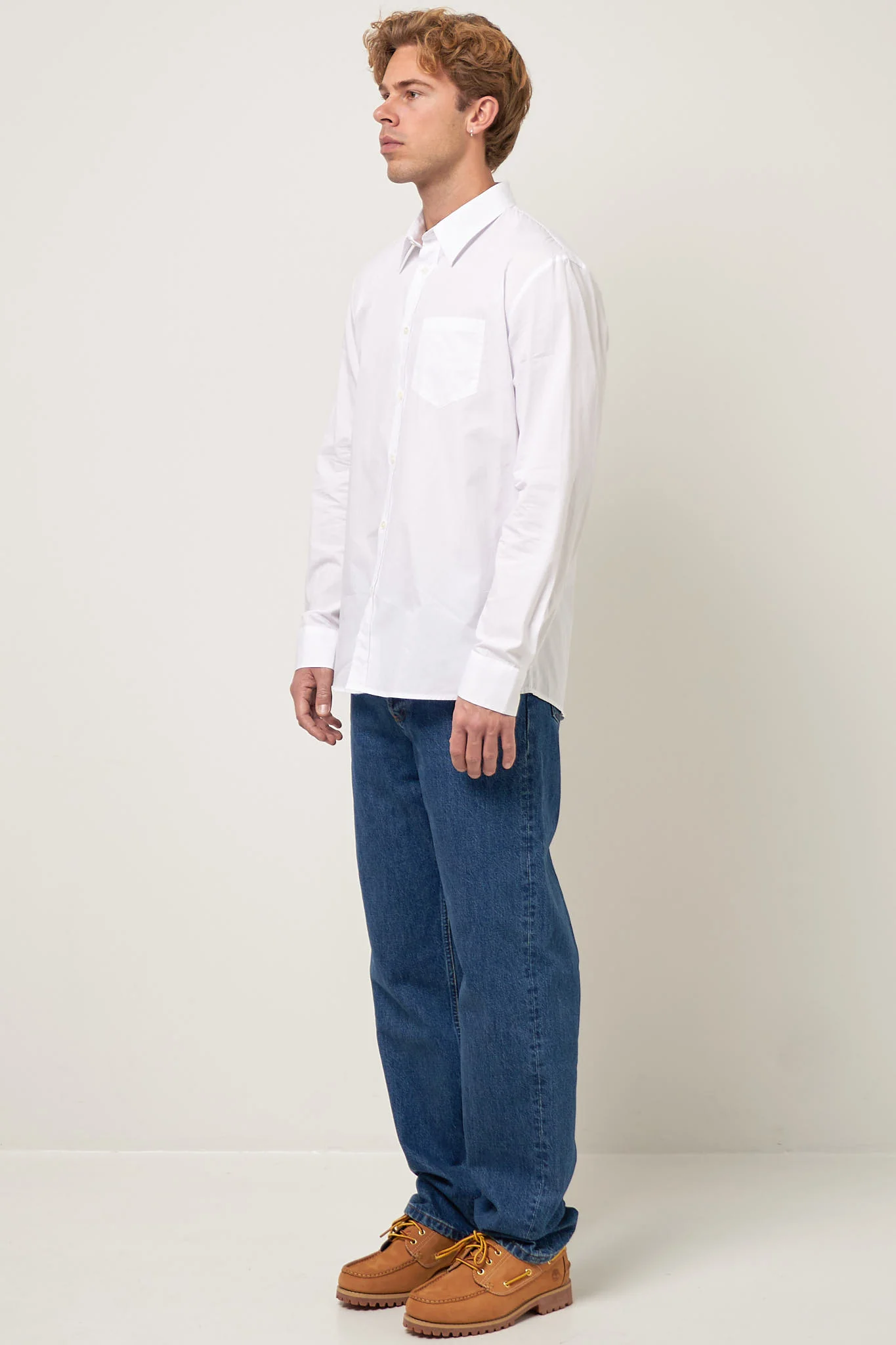 Brook Shirt Solid White - Image 5