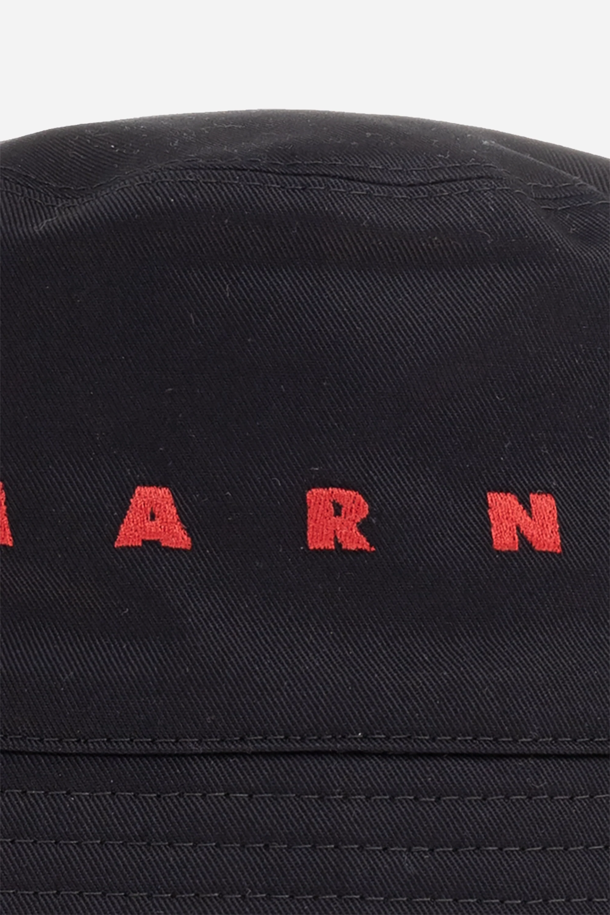 Bucket Hat Embroidered Logo Black - Image 2