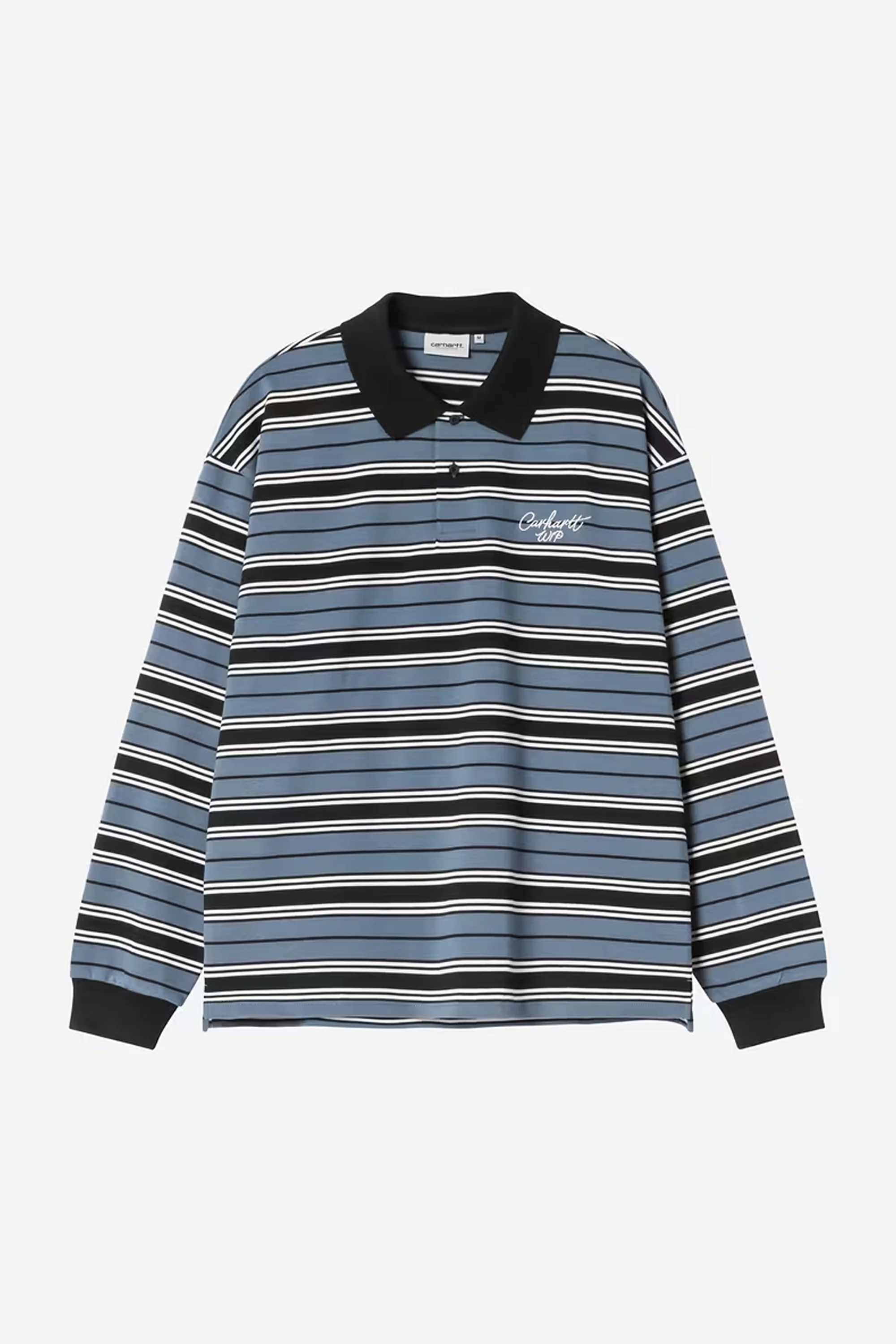 L/S Devitt Rugby Shirt Stripe/Icesheet