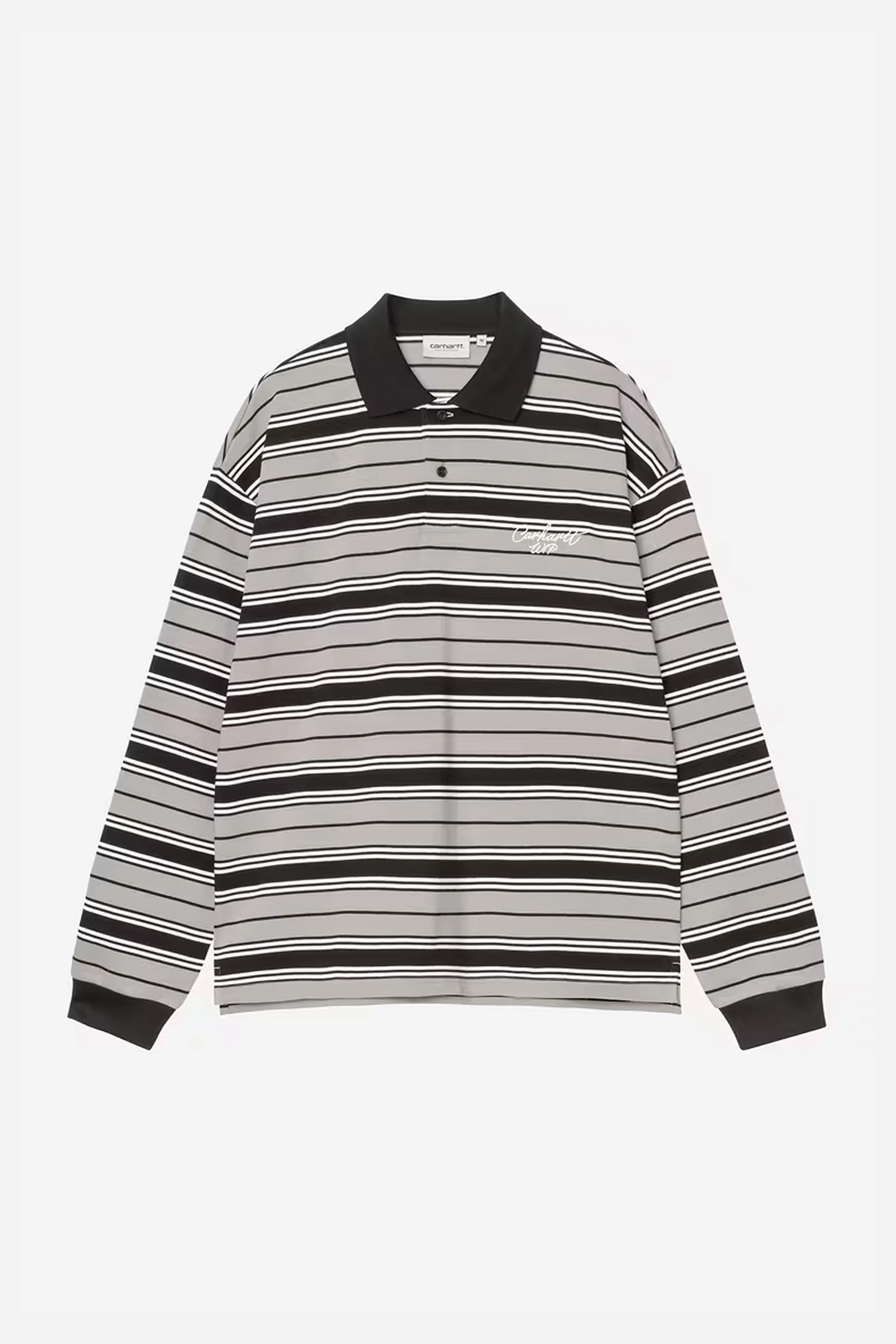 L/S Devitt Rugby Shirt Stripe/Shady Grey