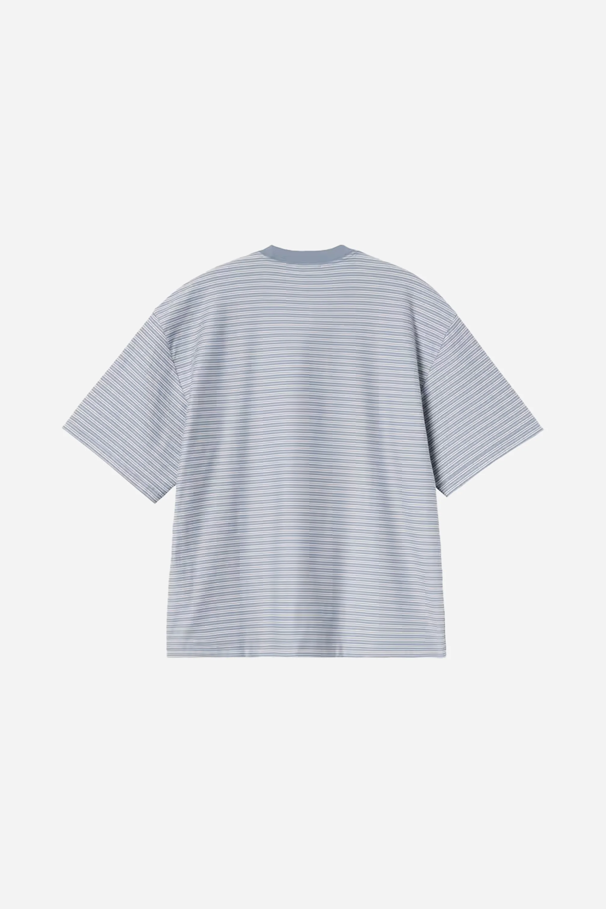 S/S Dupree T-Shirt Dupree Stripe Shady Blue - Image 2