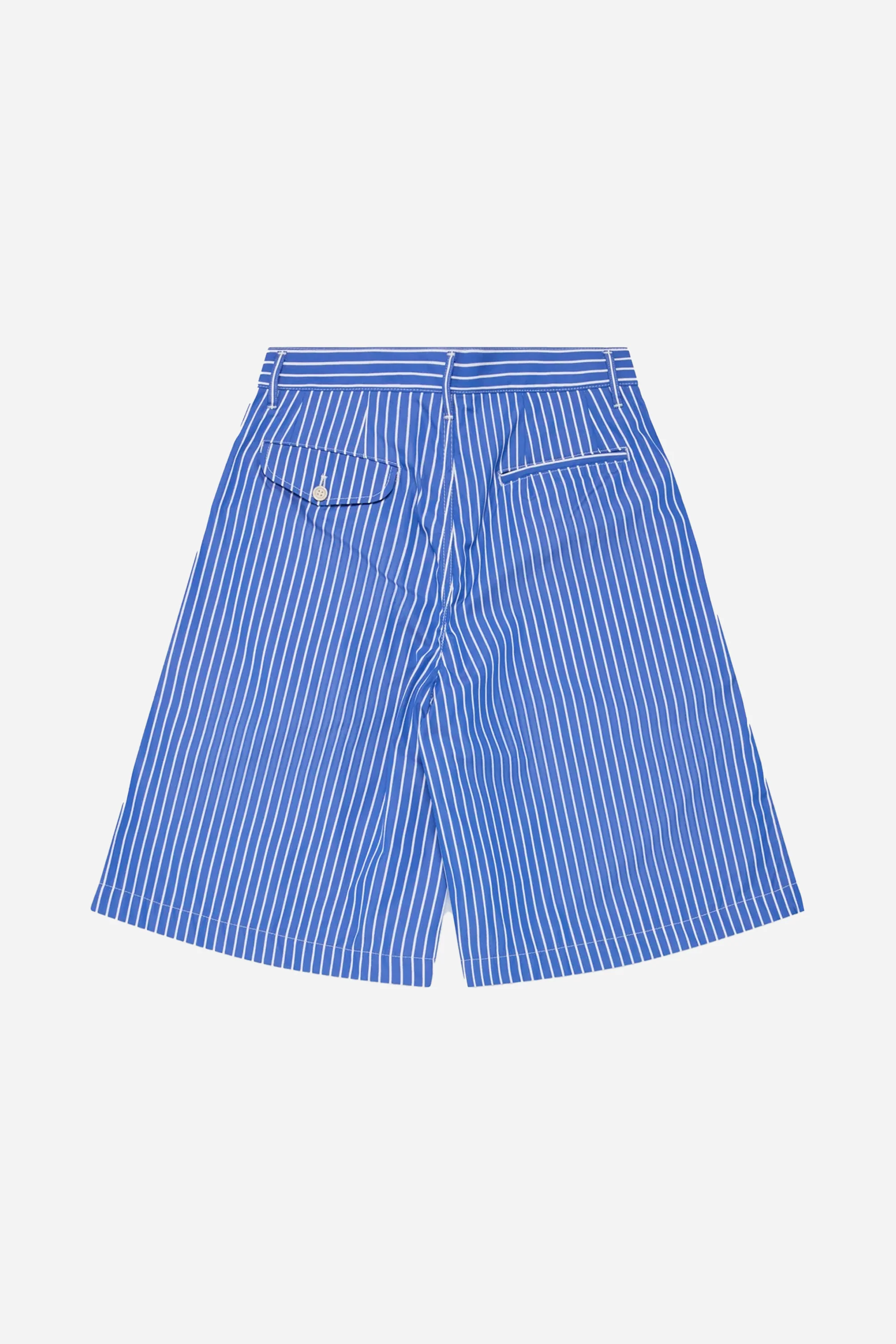 Mens Striped Shorts Blue/White