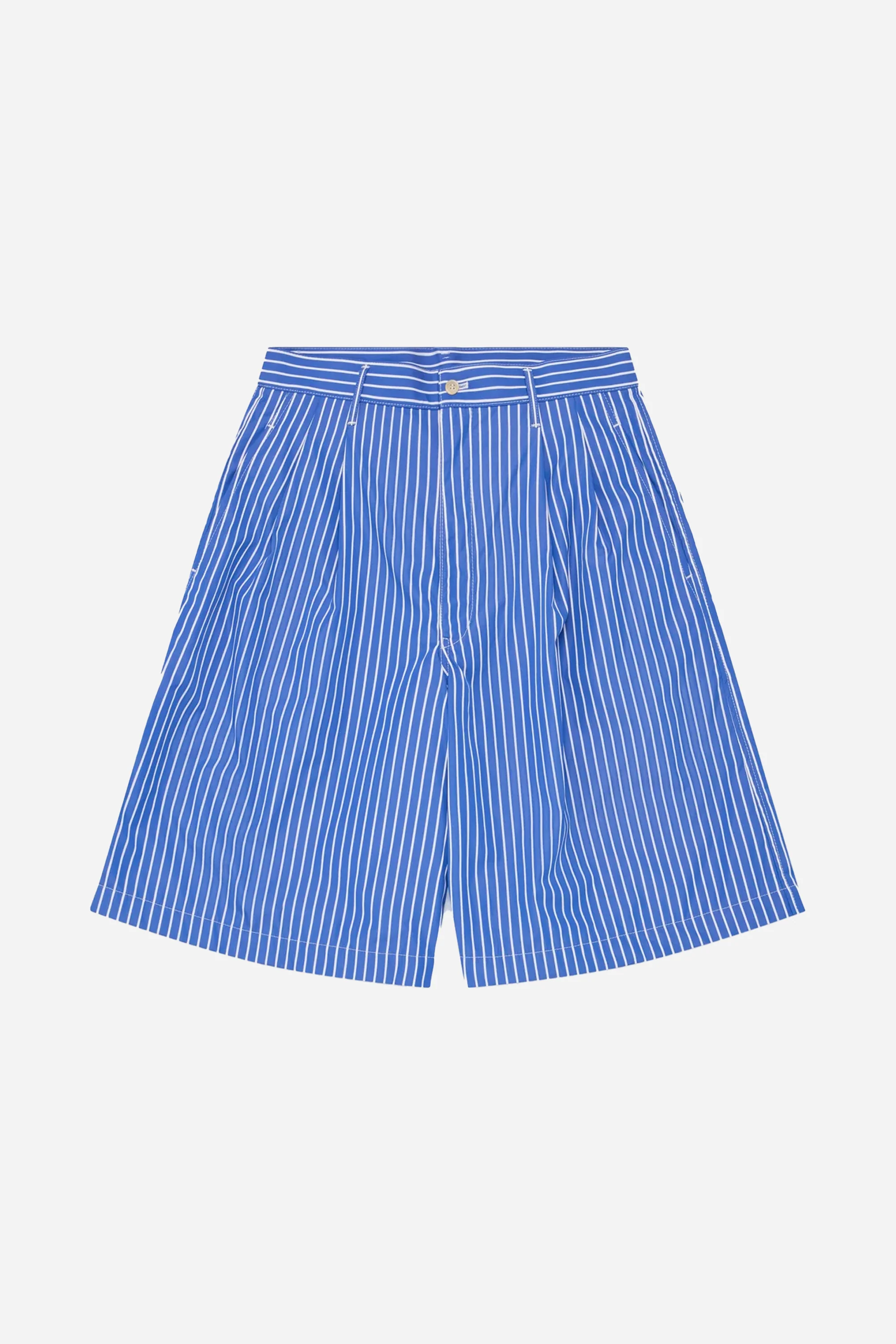 Mens Striped Shorts Blue/White - Image 2