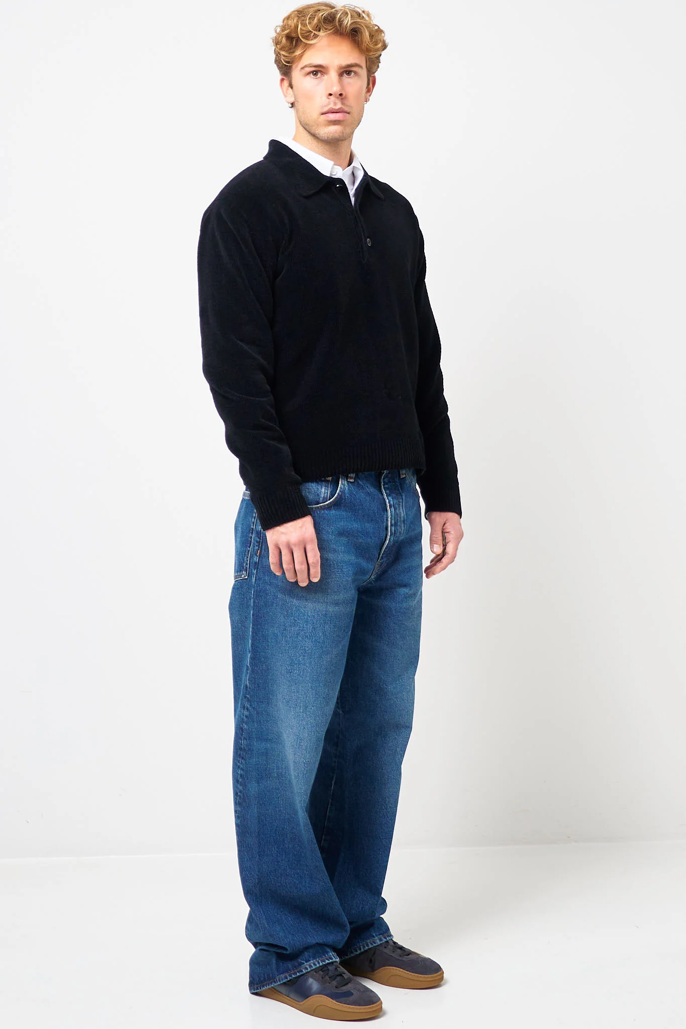 Chenile Polo Black - Image 2