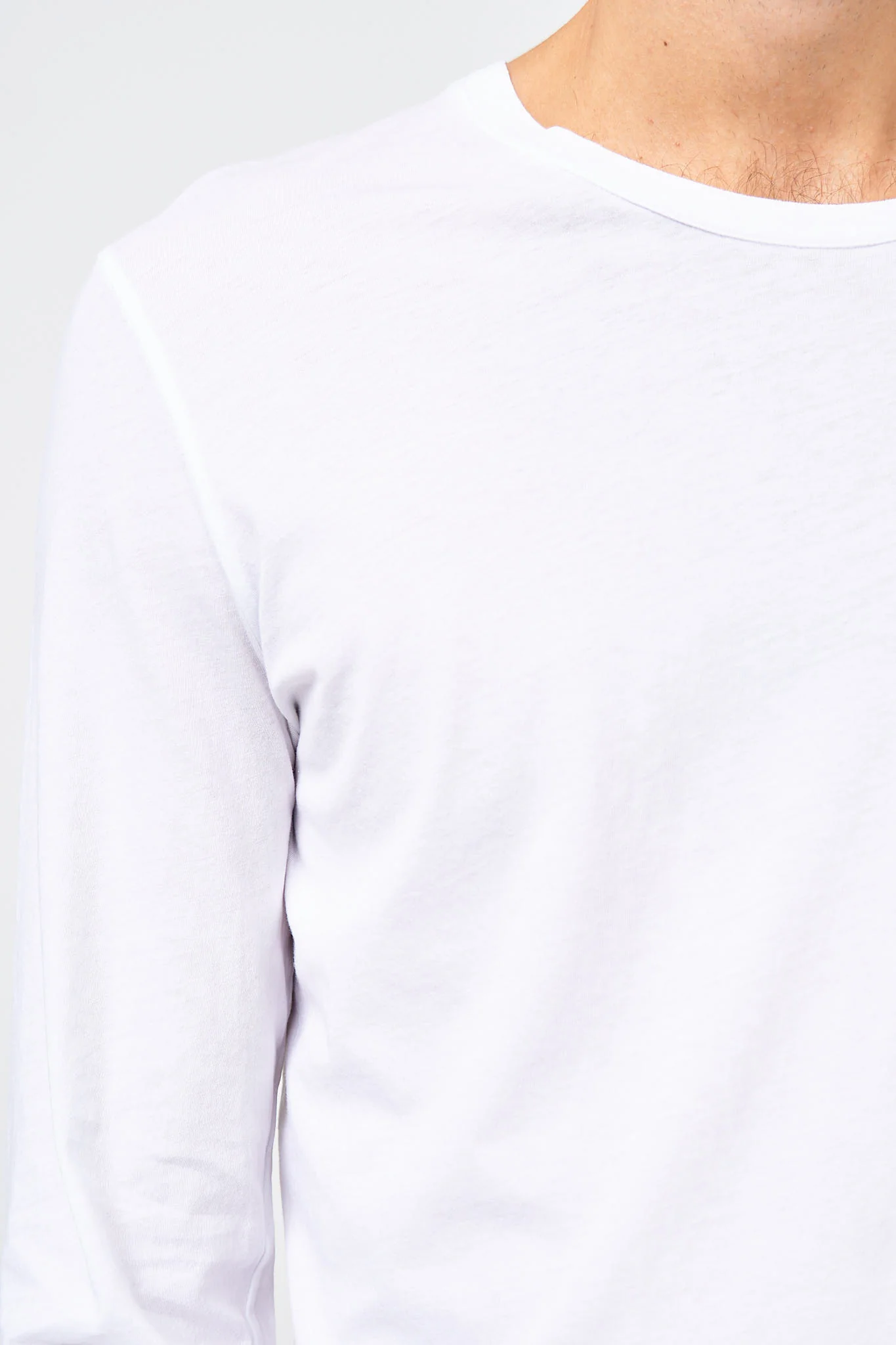 Decatur LS T-shirt White - Image 3