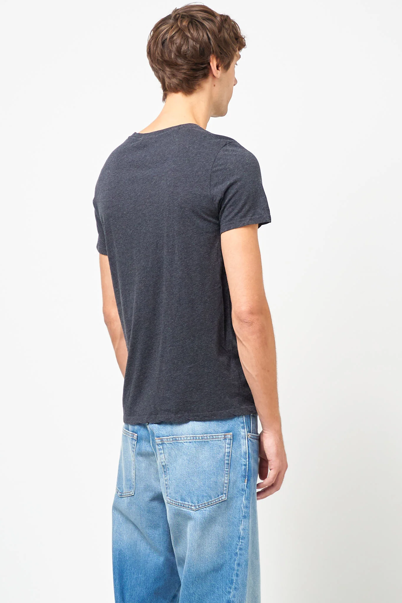 Decatur T-Shirt Anthracite Melange - Image 4