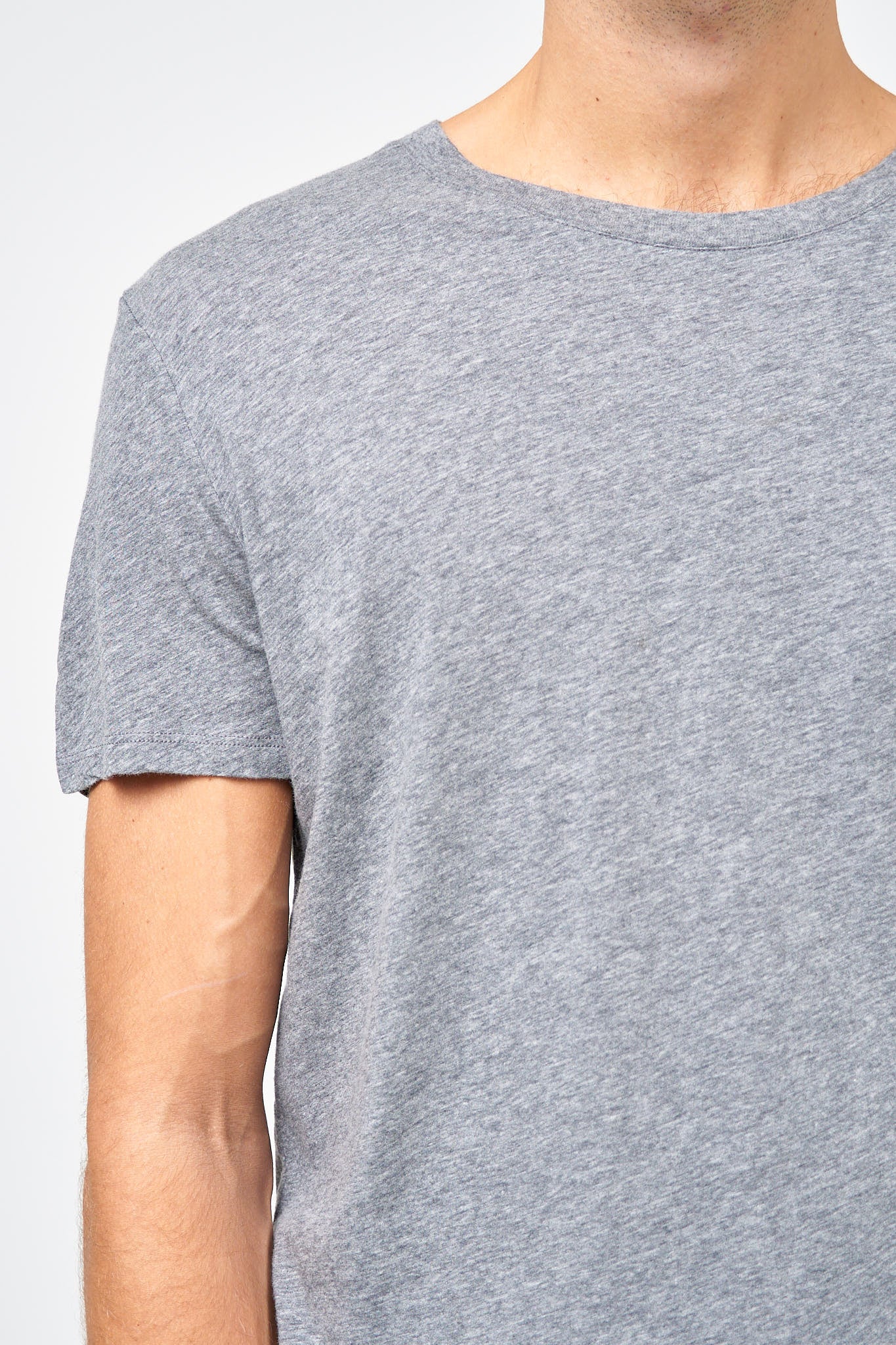 Decatur T-shirt Grey Melange - Image 4