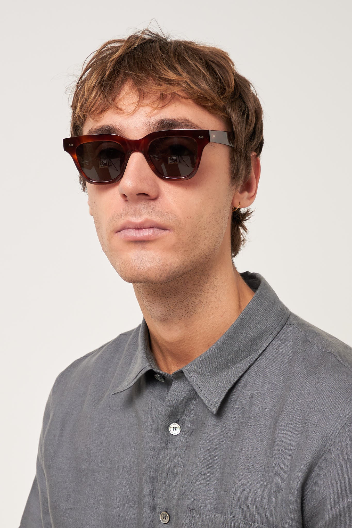 Ellis Amber/Green Solid Lens - Image 3