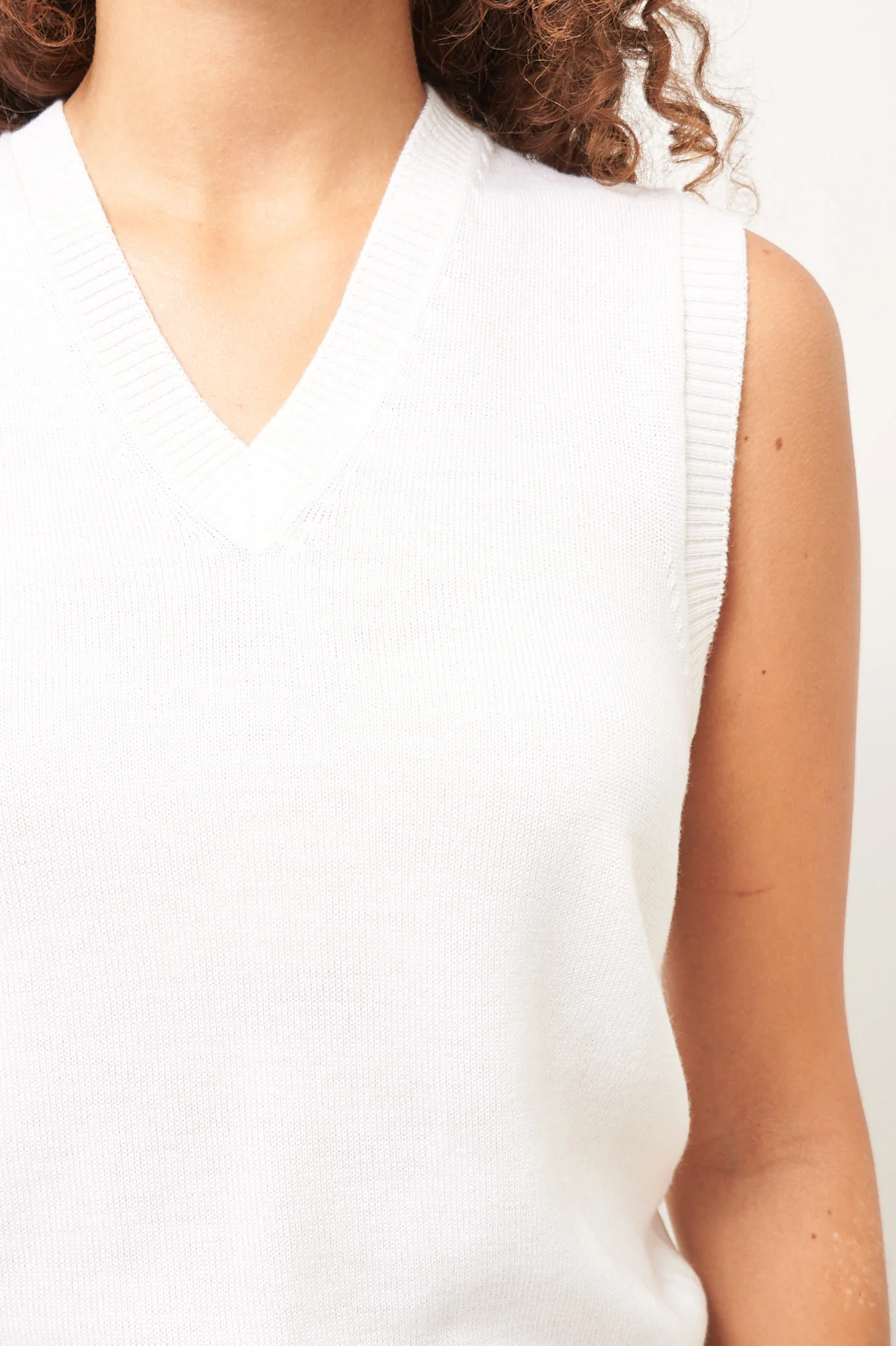 Ester Silk Vest Off White - Image 3