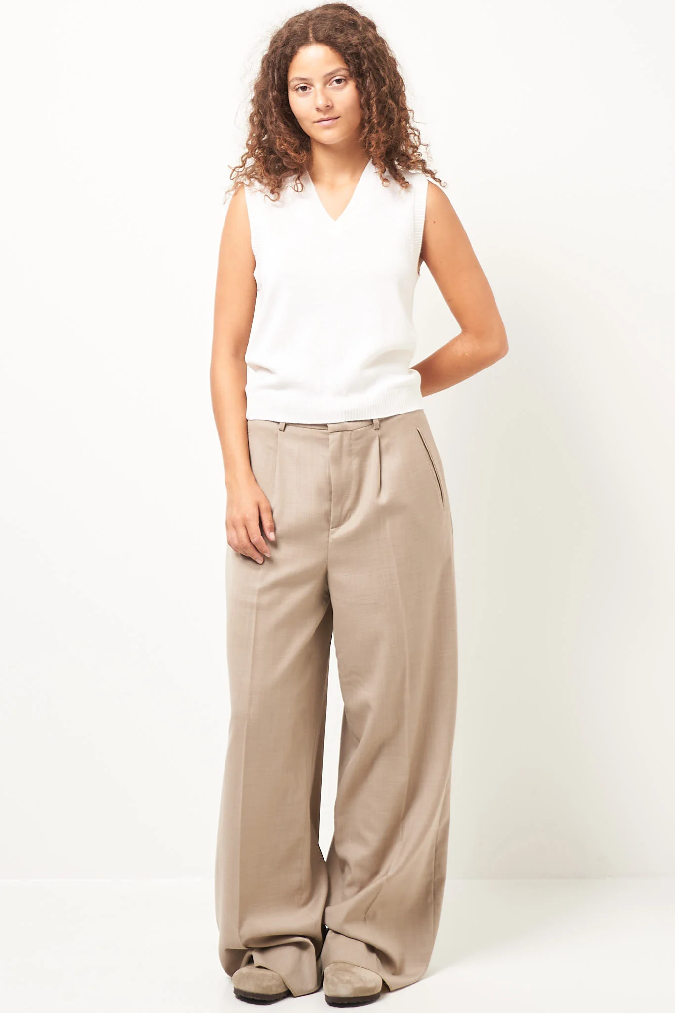 Ester Silk Vest Off White - Image 5