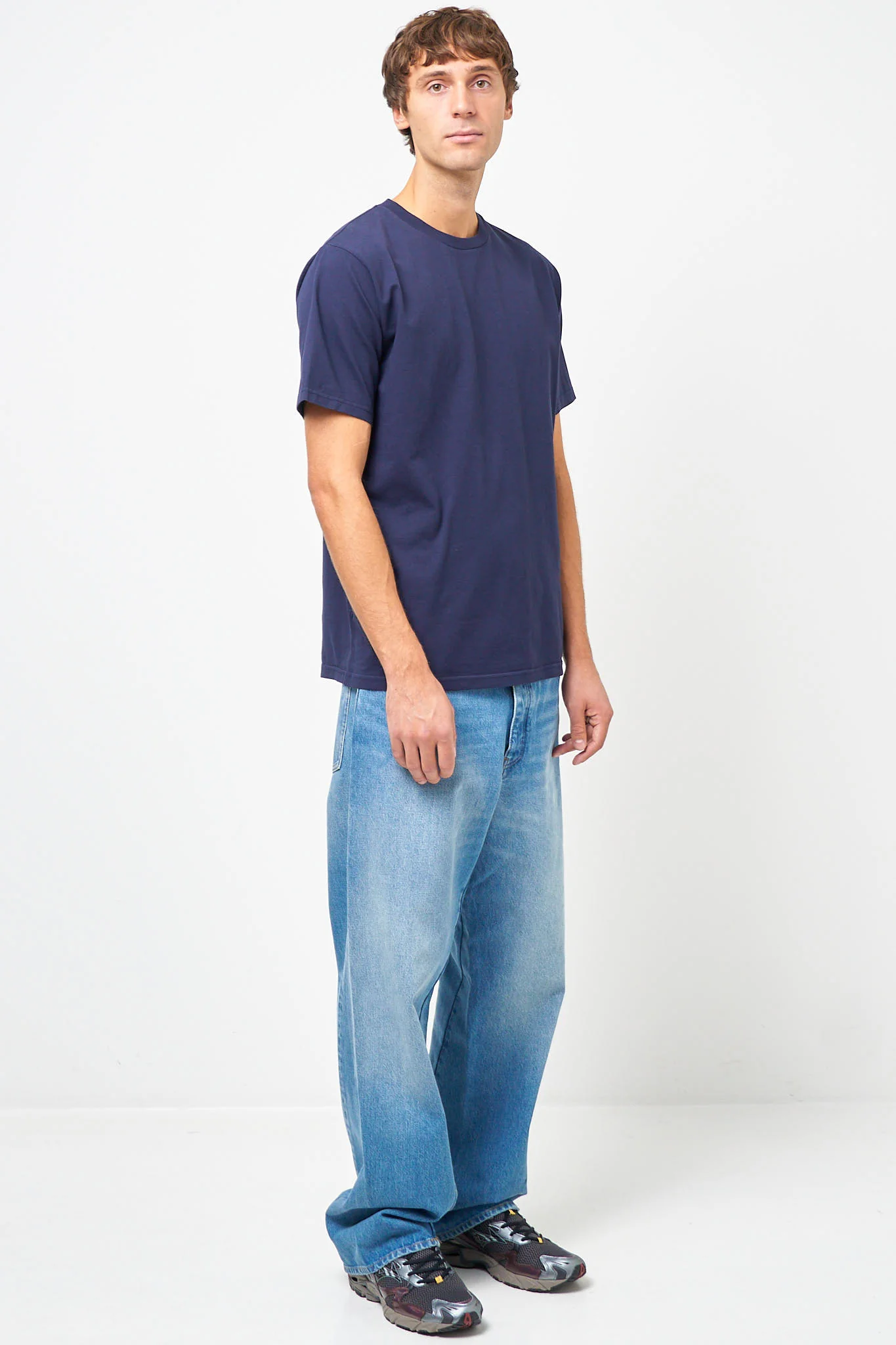 Fizvalley T-Shirt Navy Vintage - Image 3