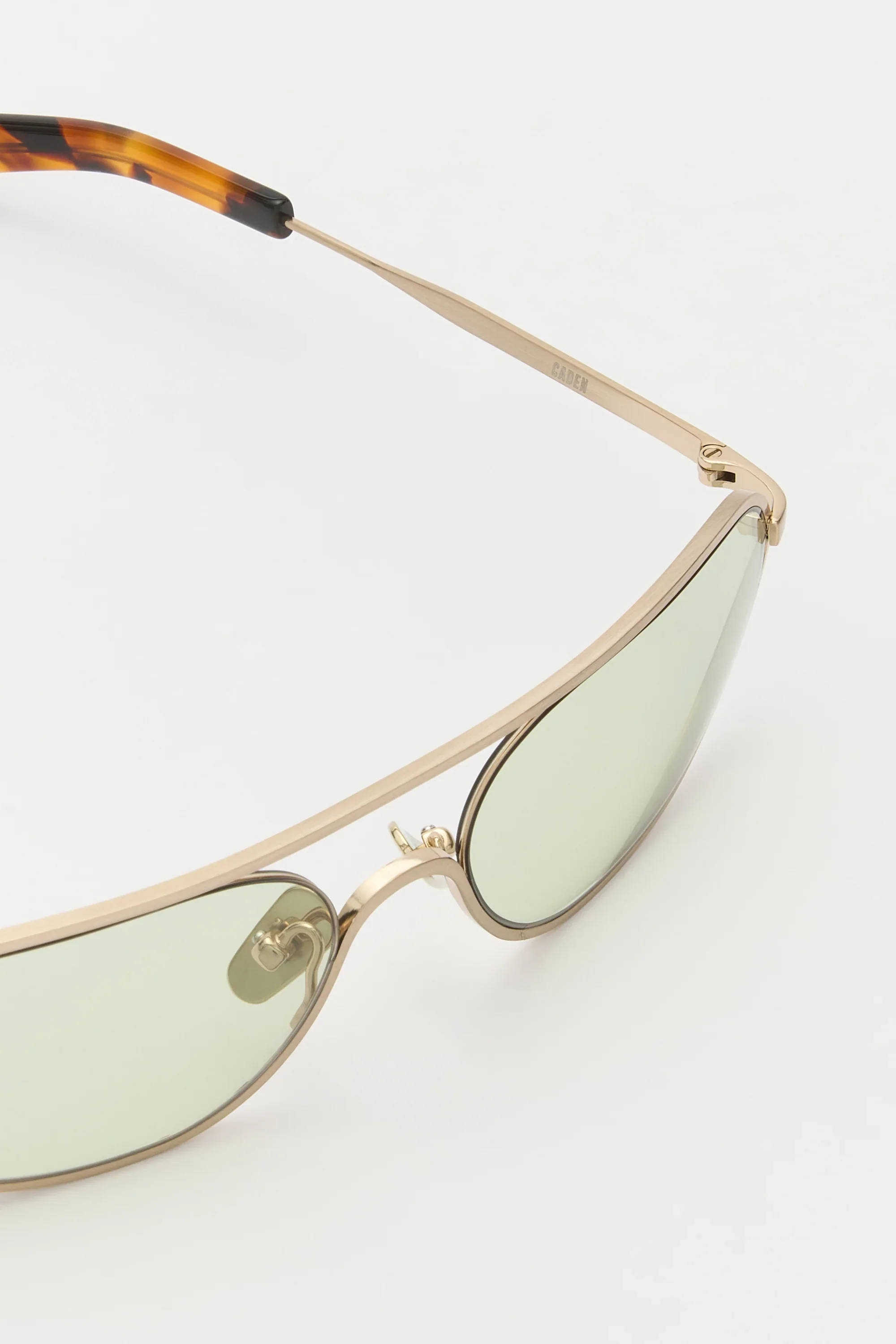 Caden Brushed Light Gold/Chill Out Green Lens - Image 2