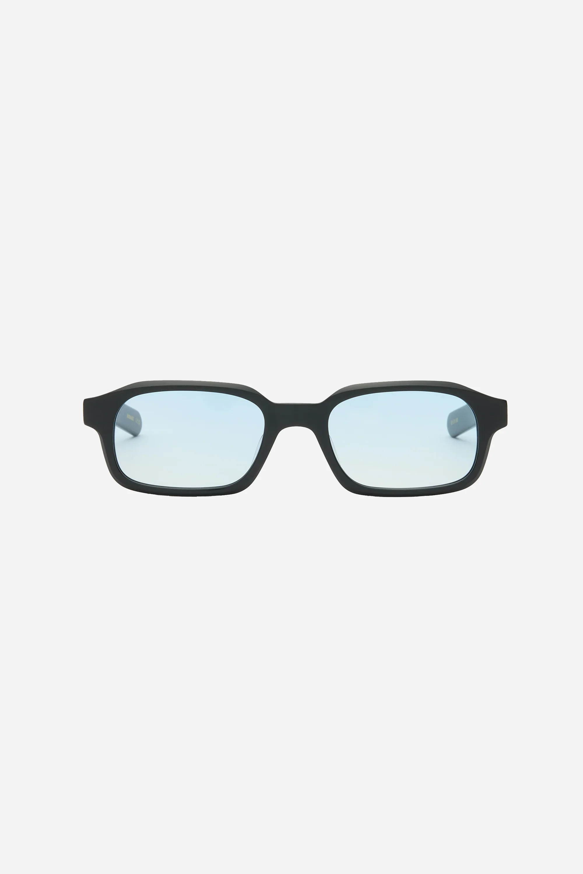 Hanky Solid Black Light Blue Gradient Lens