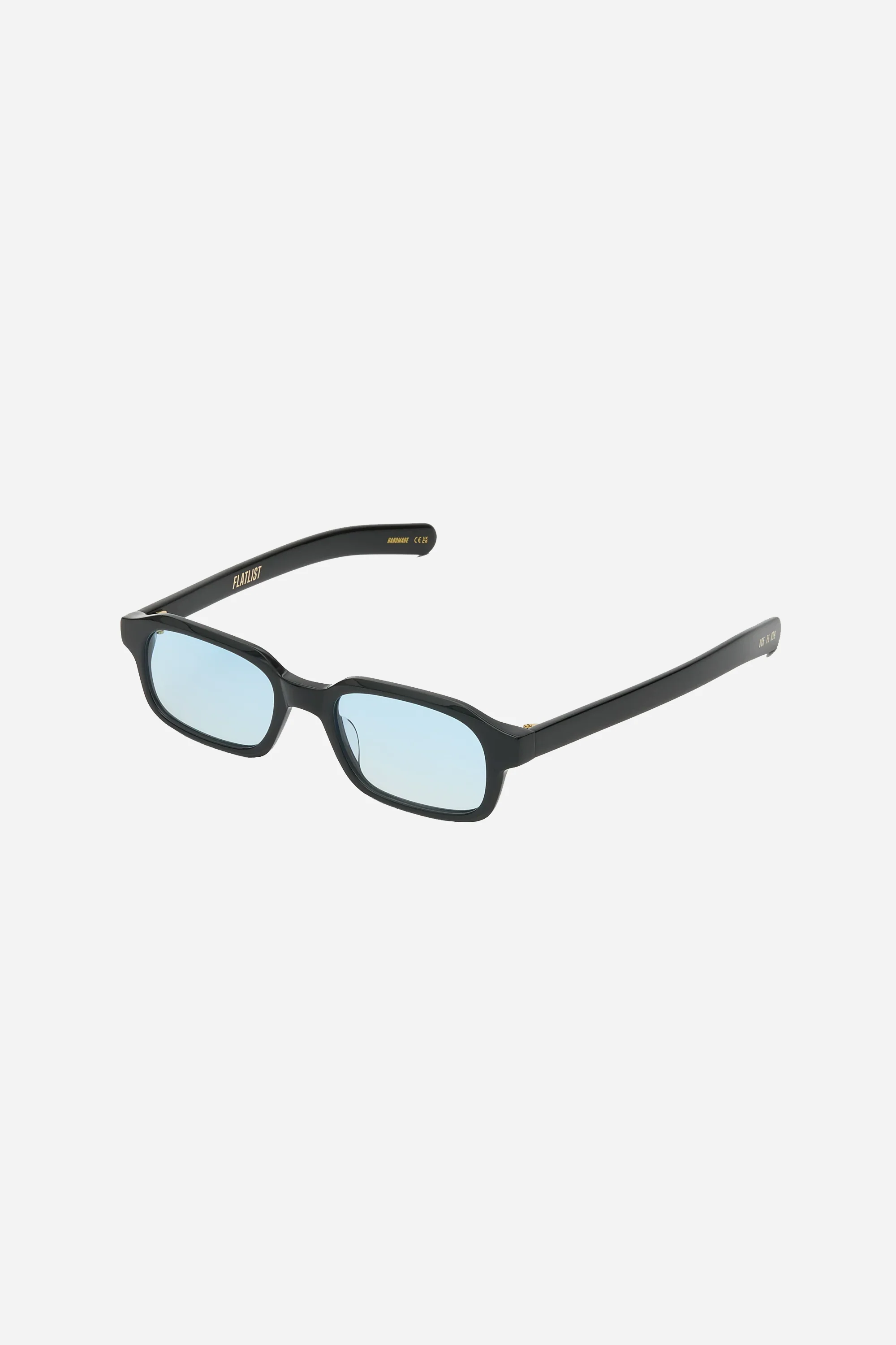 Hanky Solid Black Light Blue Gradient Lens - Image 3