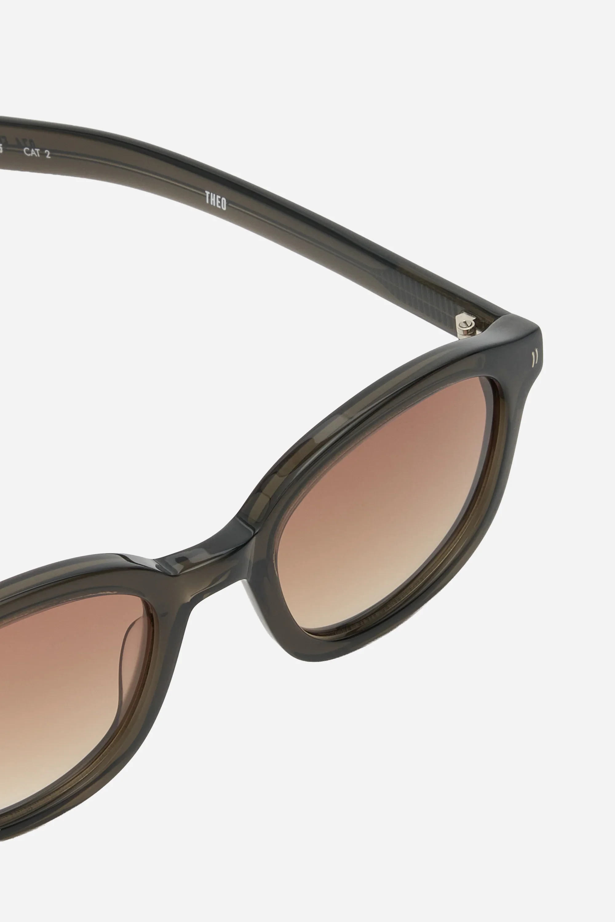 Theo Crystal Warm Grey Light Brown Gradient Lens - Image 2