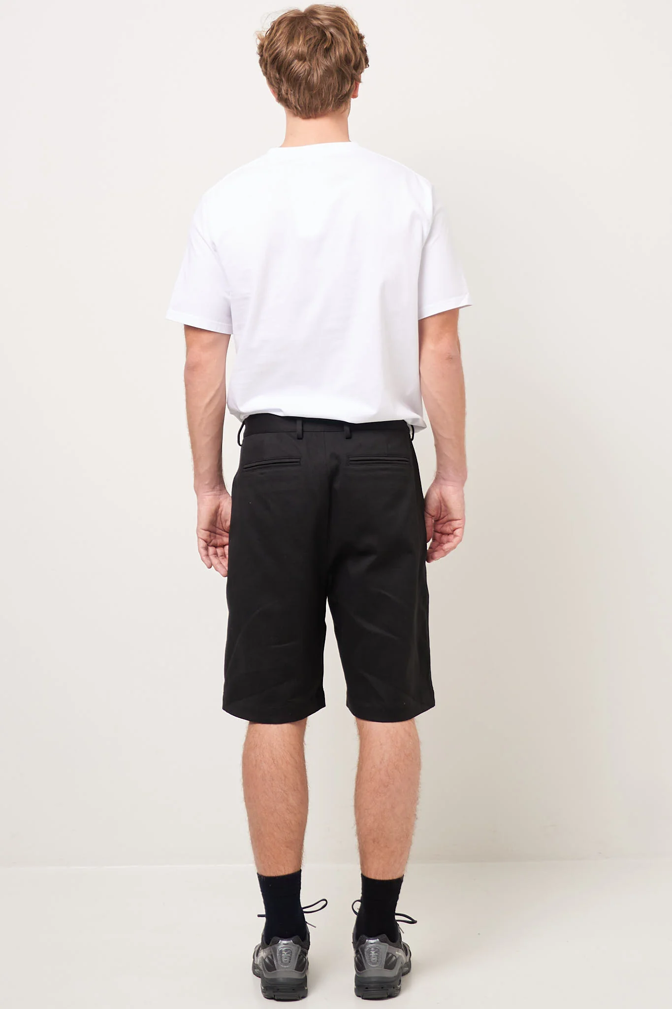 Fold Shorts Black Twill - Image 7