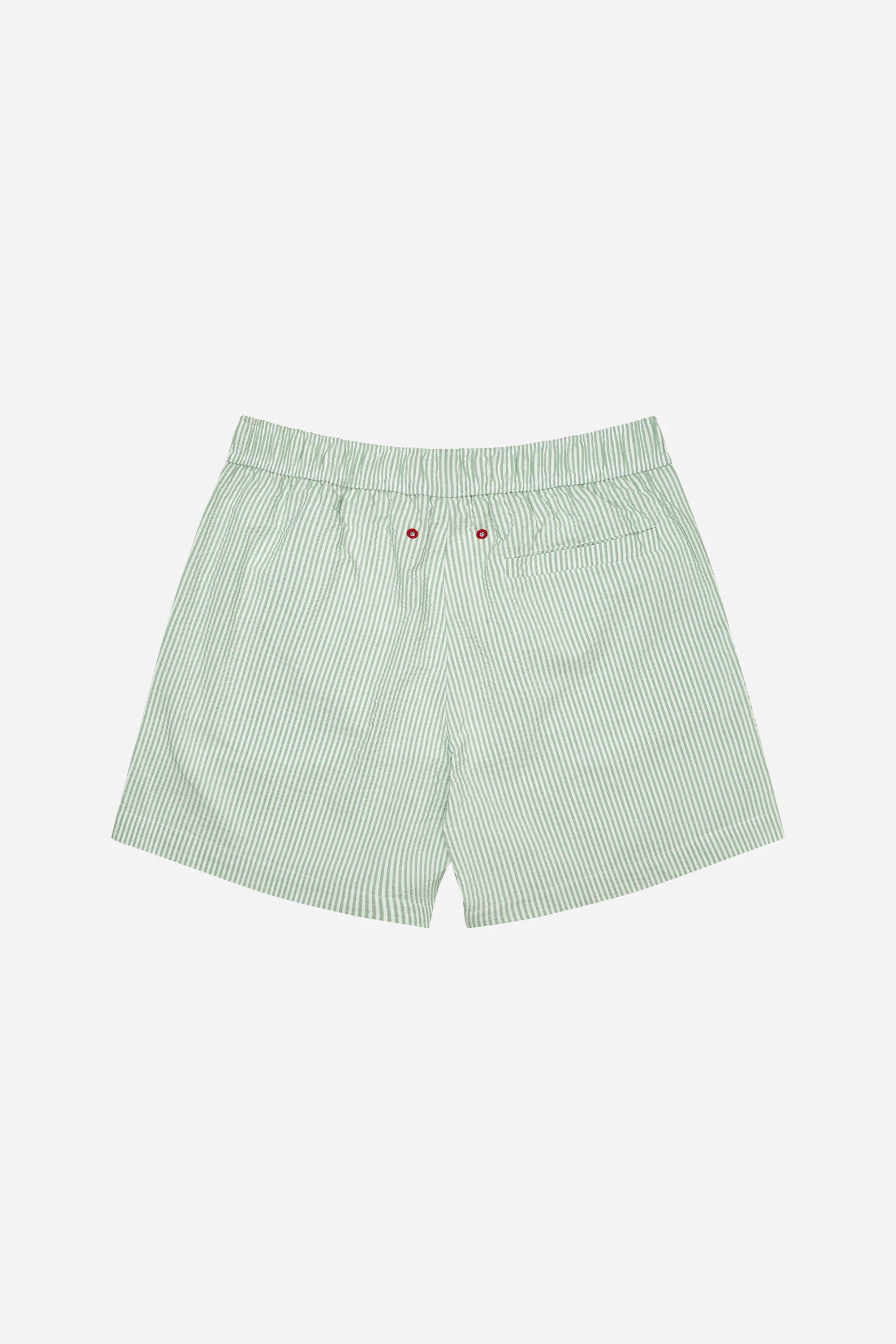 Green Stripe Swim Trunks - Image 2
