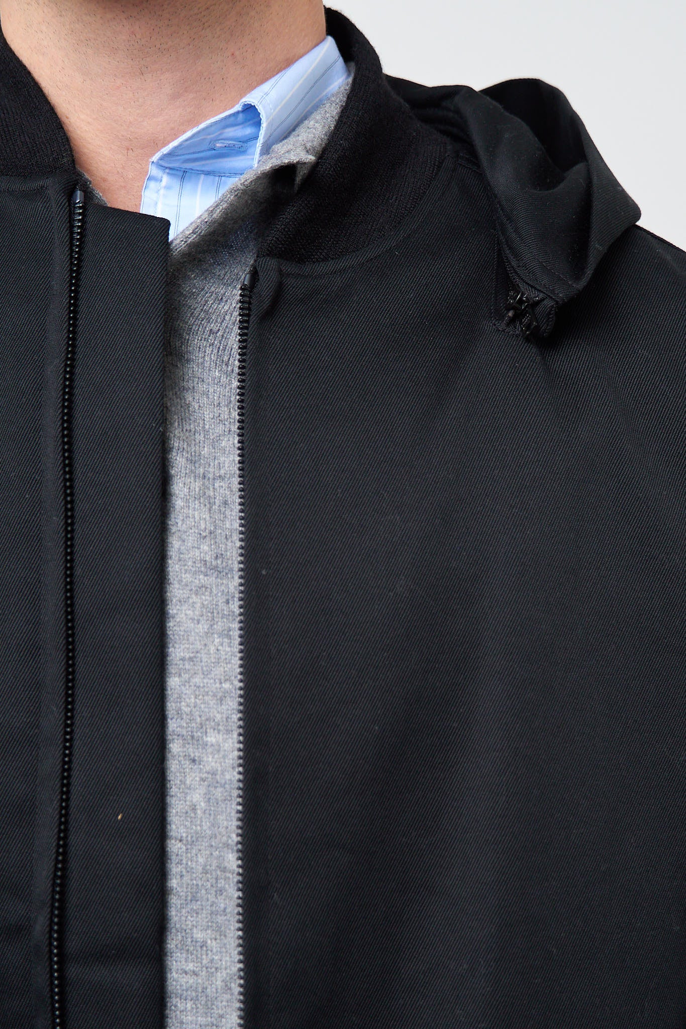 Hooded Coat Black - Image 5