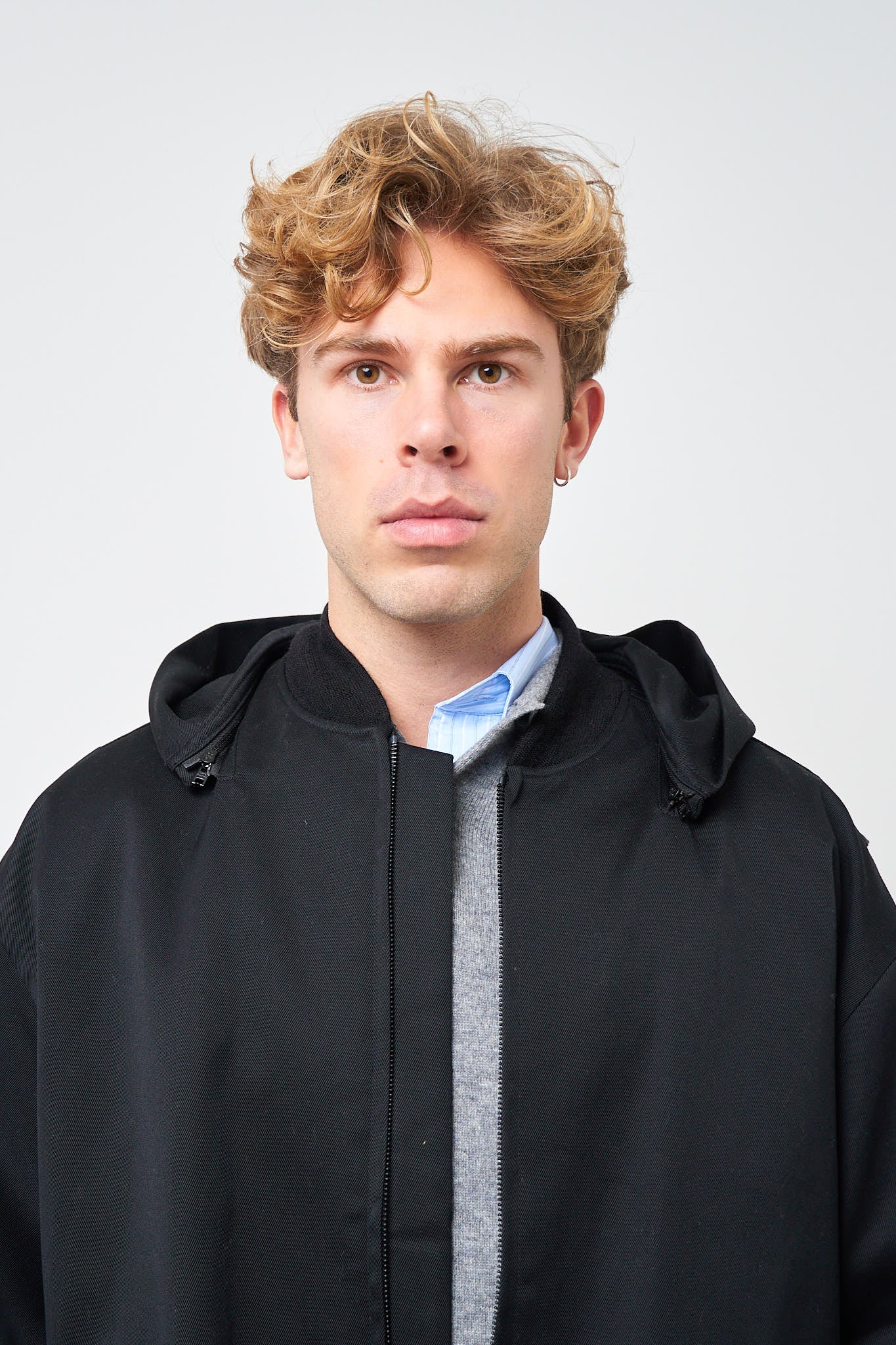 Hooded Coat Black - Image 6