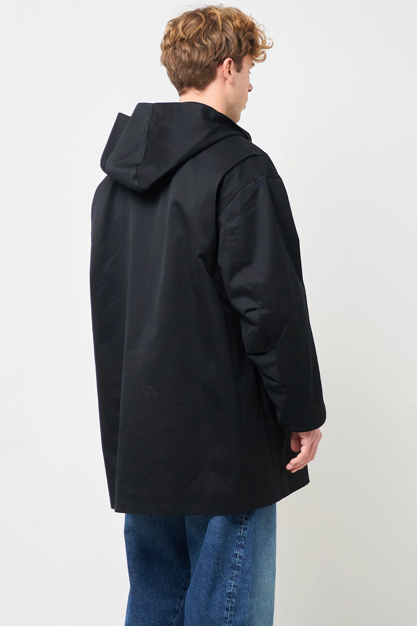 Hooded Coat Black - Image 8