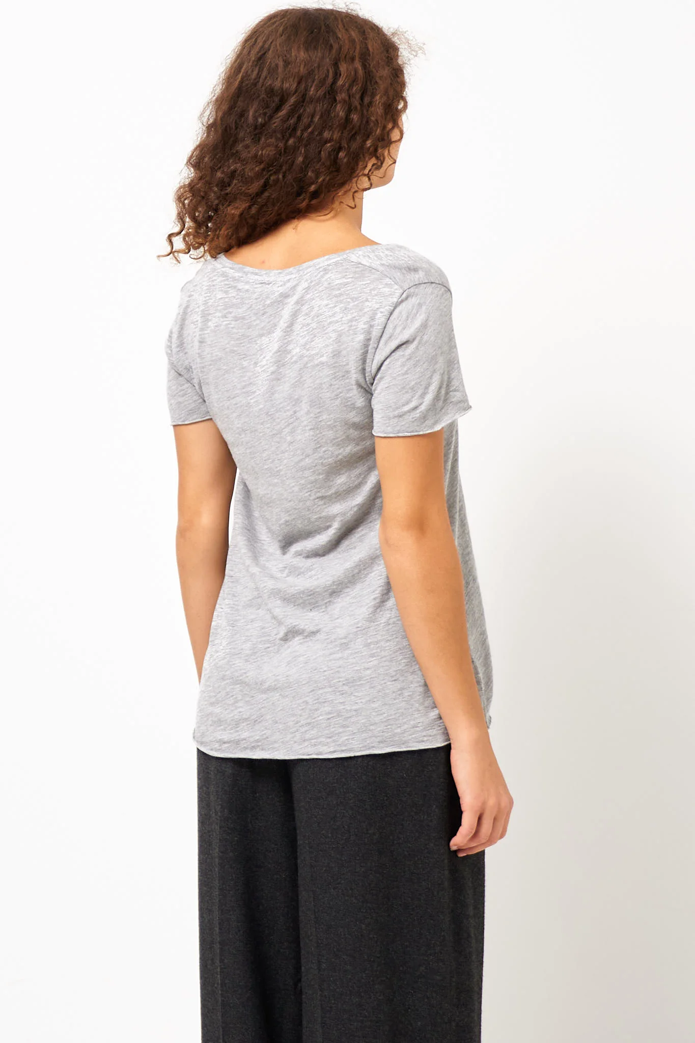 Jacksonville V-neck T-shirt Heather Grey - Image 6
