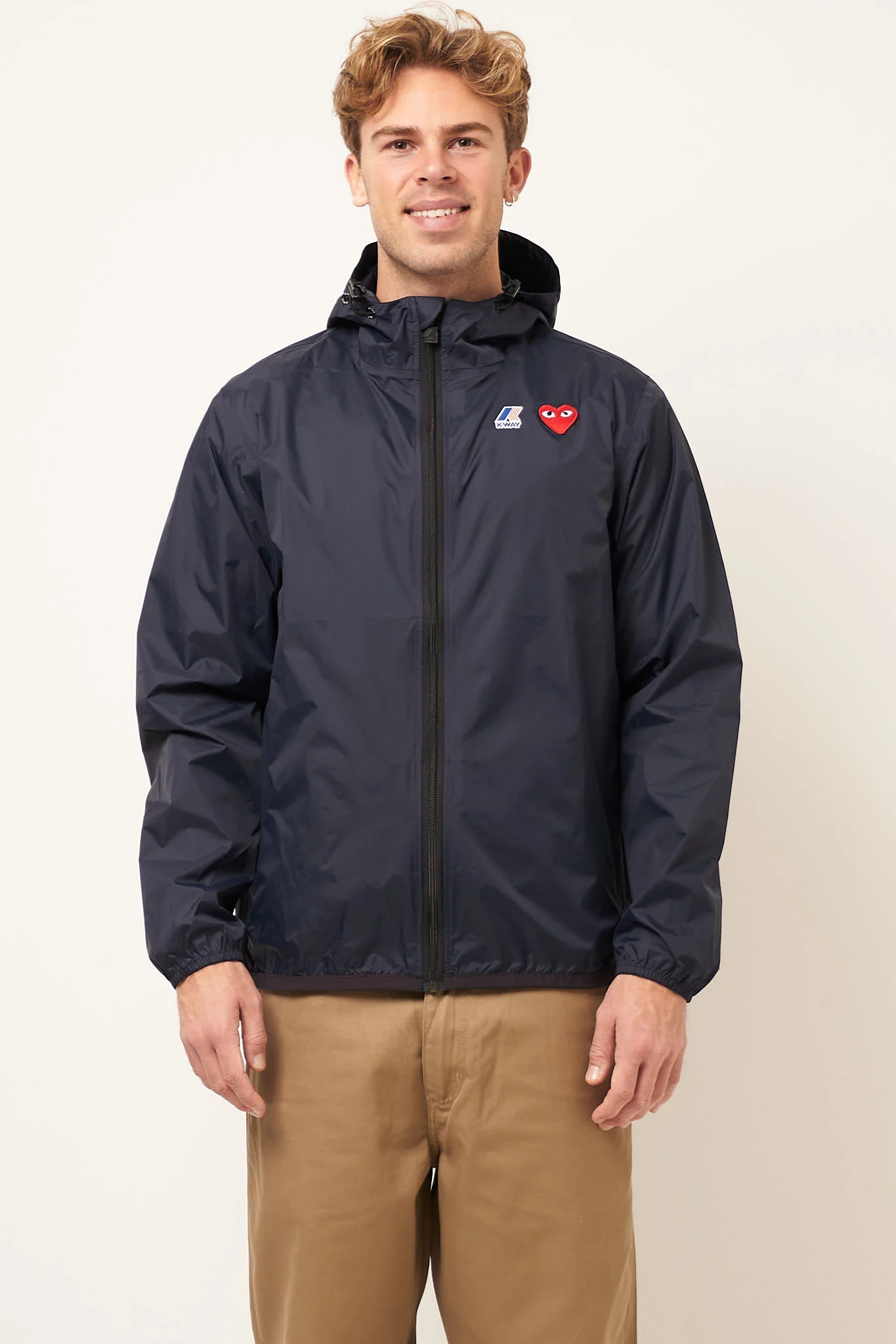 K-Way Hoodie Full Zip Navy