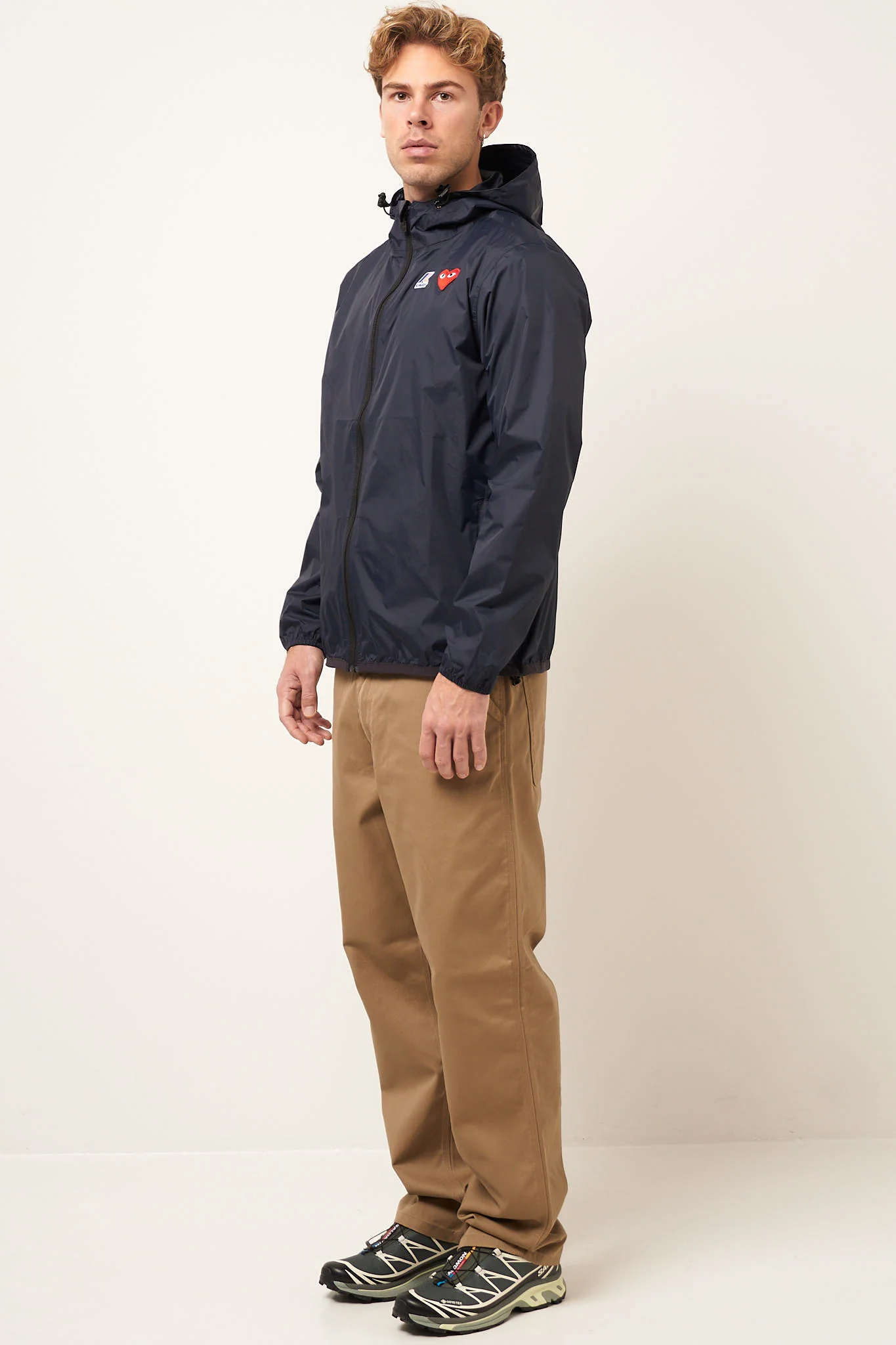 K-Way Hoodie Full Zip Navy - Image 2