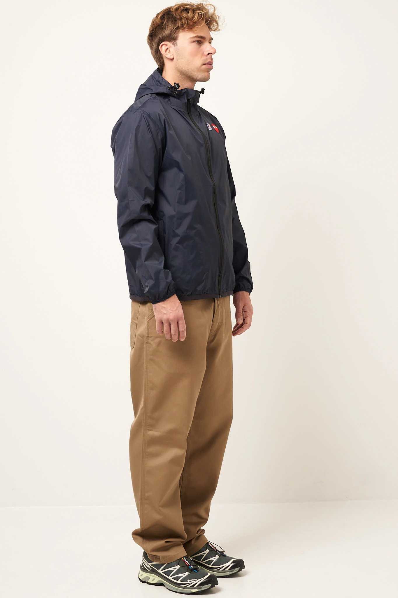 K-Way Hoodie Full Zip Navy - Image 3