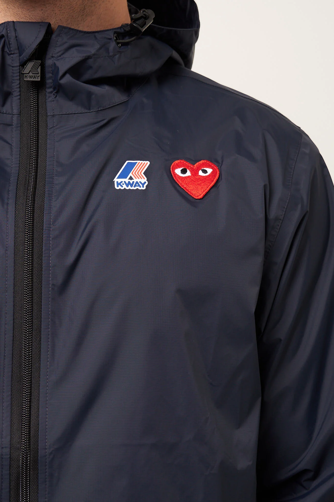 K-Way Hoodie Full Zip Navy - Image 5